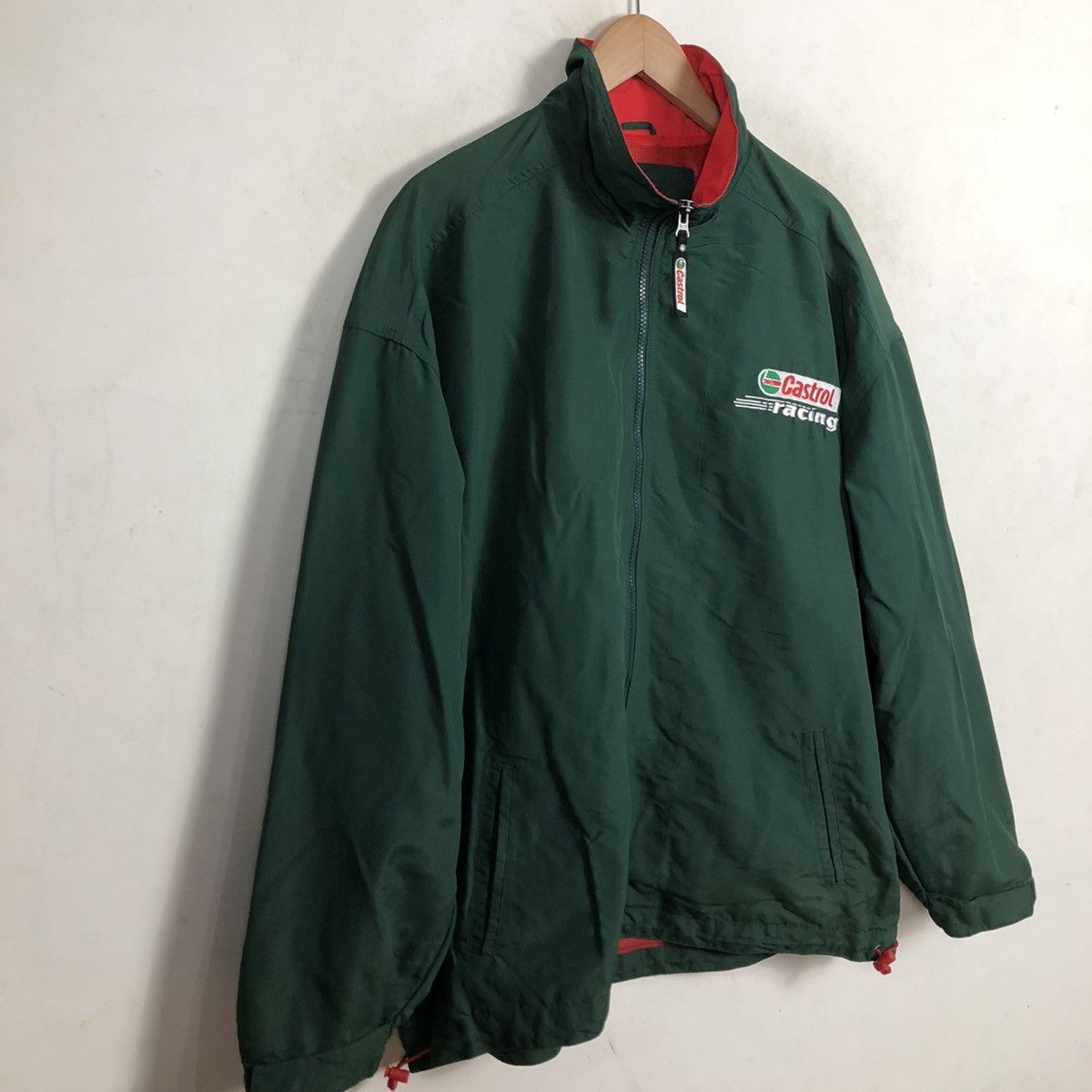 Japanese Brand CASTROL BIG LOGO ZIPPER JACKET Size US M / EU 48-50 / 2 - 6 Thumbnail