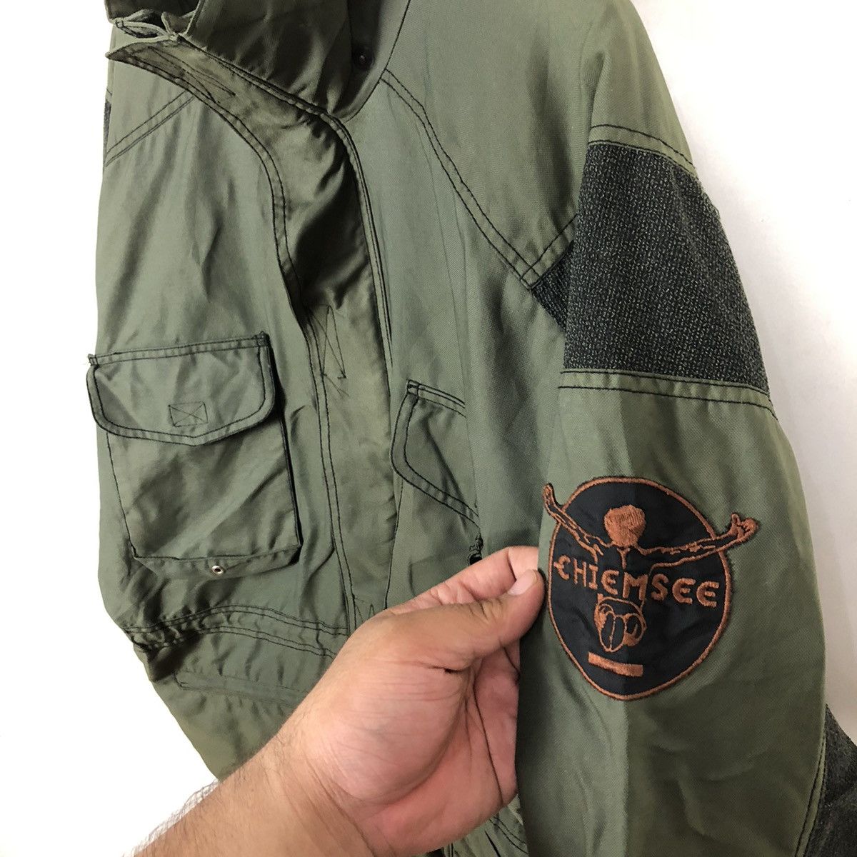 Japanese Brand WINDSURFING CHIEMSEE ACTIVE WEAR MILITARY DESIGN SKI JACKET Size US S / EU 44-46 / 1 - 7 Thumbnail