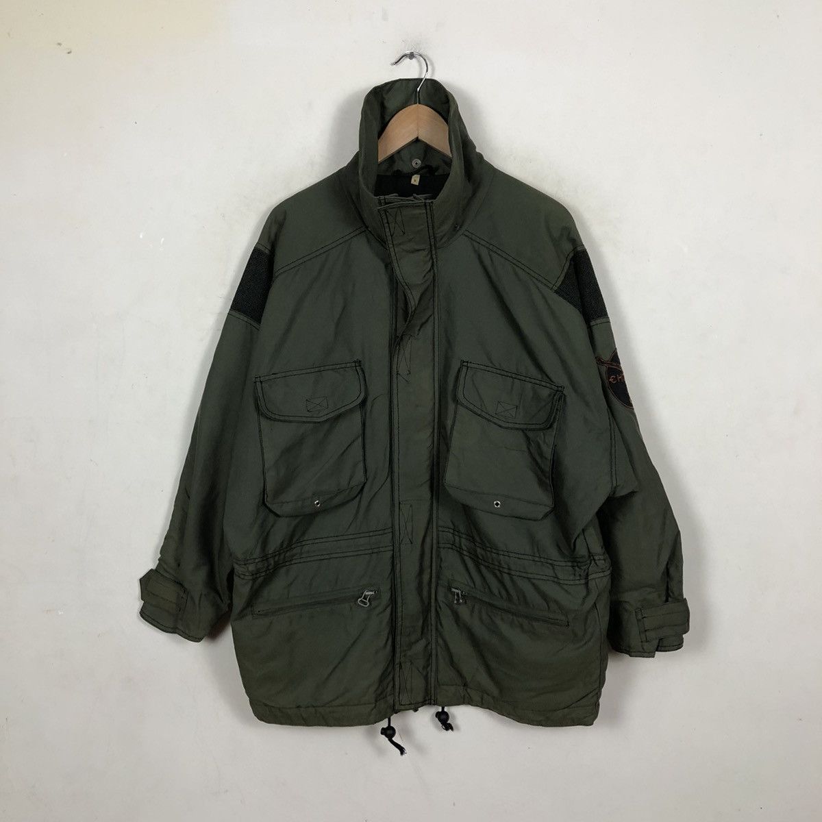 Japanese Brand WINDSURFING CHIEMSEE ACTIVE WEAR MILITARY DESIGN SKI JACKET Size US S / EU 44-46 / 1 - 2 Thumbnail