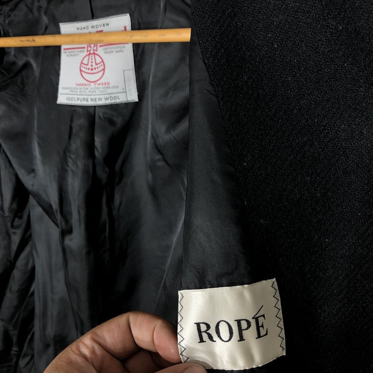 Harris Tweed HARRIS TWEED ROPE LONG JACKET Size US M / EU 48-50 / 2 - 11 Thumbnail