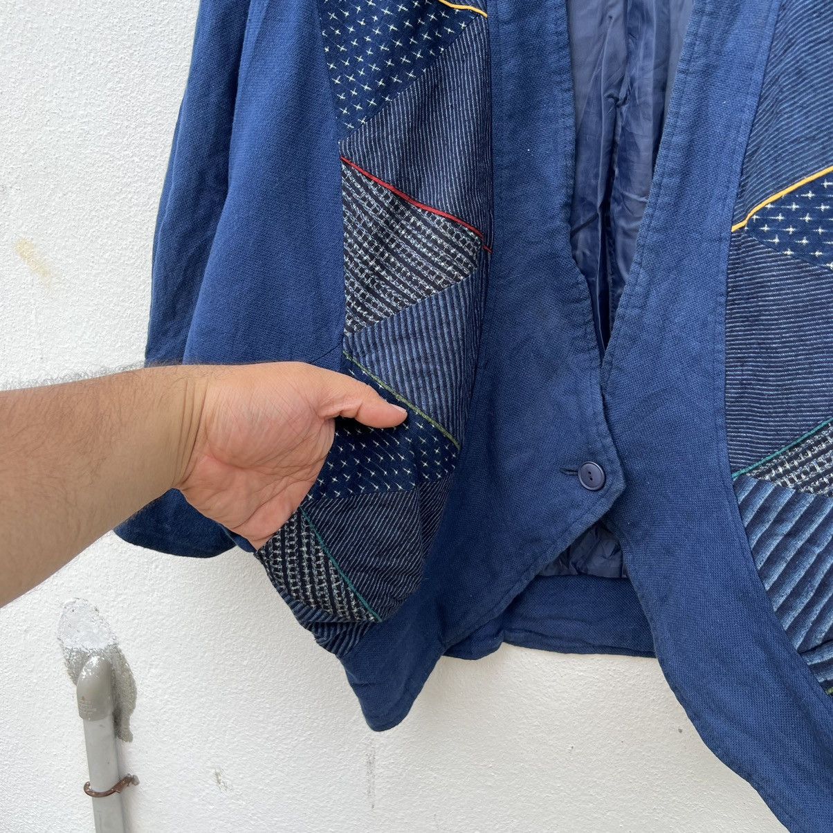 Japanese Brand BOMBER JACKET DESIGN ORIGINAL MINGEI INSPIRED ISSEY MIYAKE Size US M / EU 48-50 / 2 - 5 Thumbnail