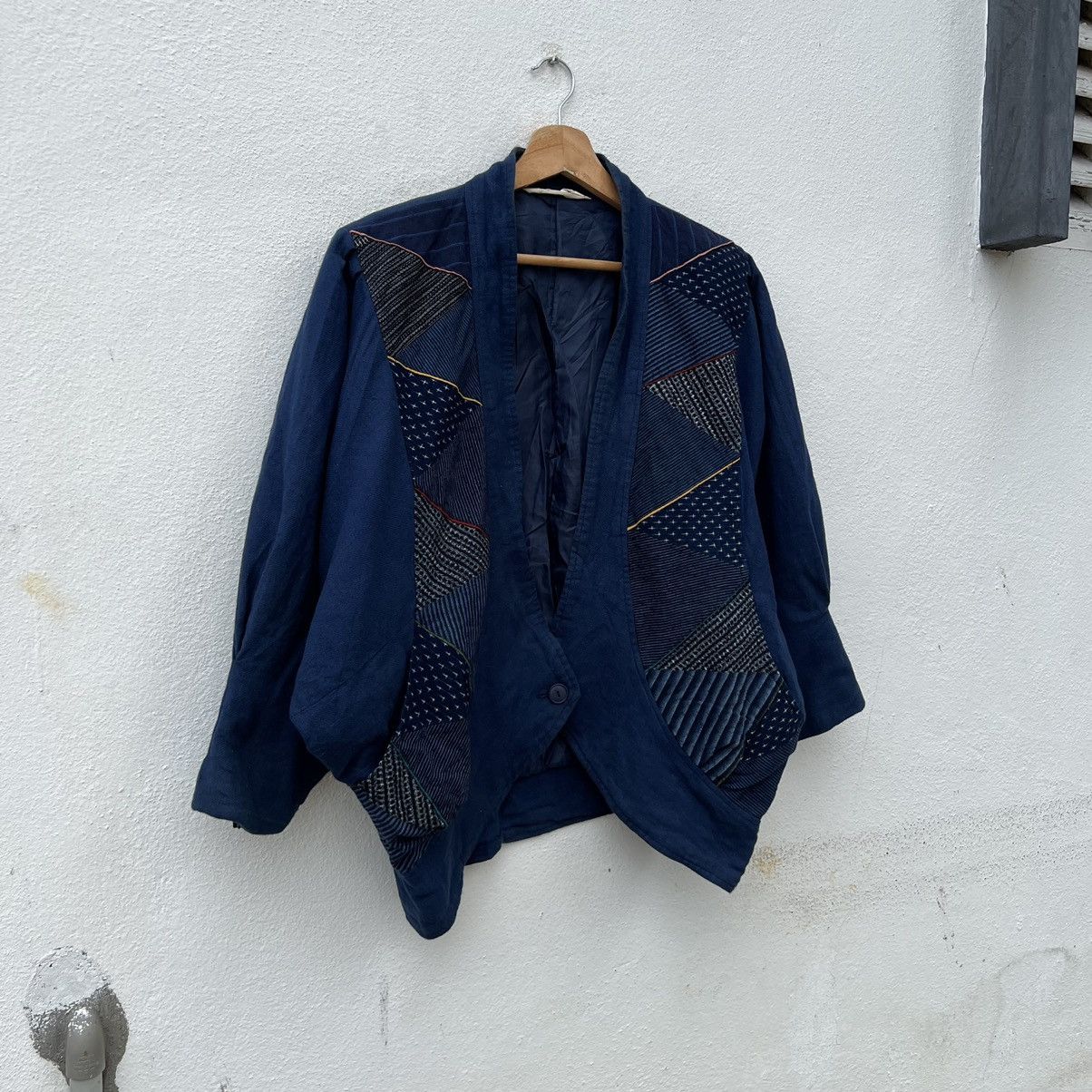 Japanese Brand BOMBER JACKET DESIGN ORIGINAL MINGEI INSPIRED ISSEY MIYAKE Size US M / EU 48-50 / 2 - 2 Thumbnail