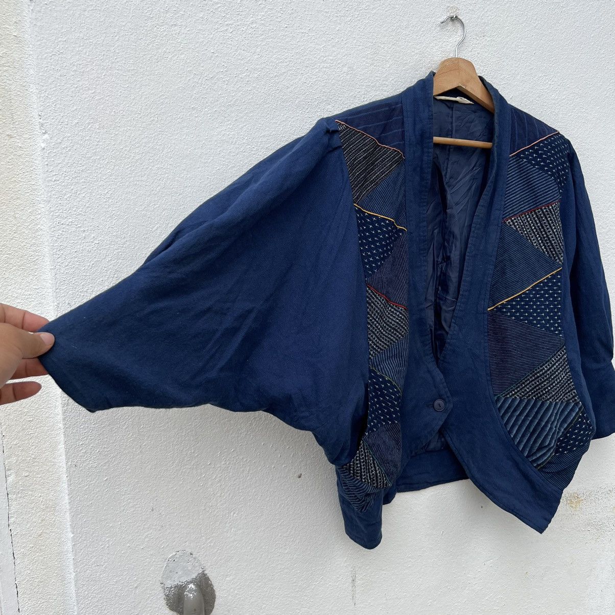 Japanese Brand BOMBER JACKET DESIGN ORIGINAL MINGEI INSPIRED ISSEY MIYAKE Size US M / EU 48-50 / 2 - 6 Thumbnail