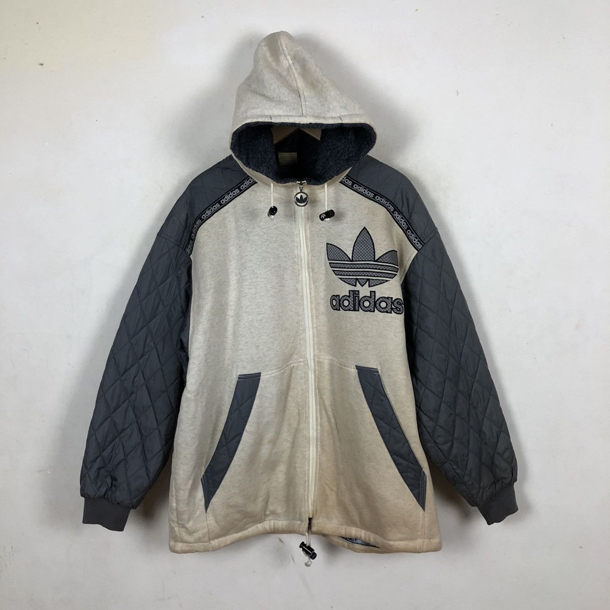 Adidas × Vintage VINTAGE ADIDAS JACKET BIG LOGO INSPIRED BY RUN DMC Size US M / EU 48-50 / 2 - 8 Thumbnail