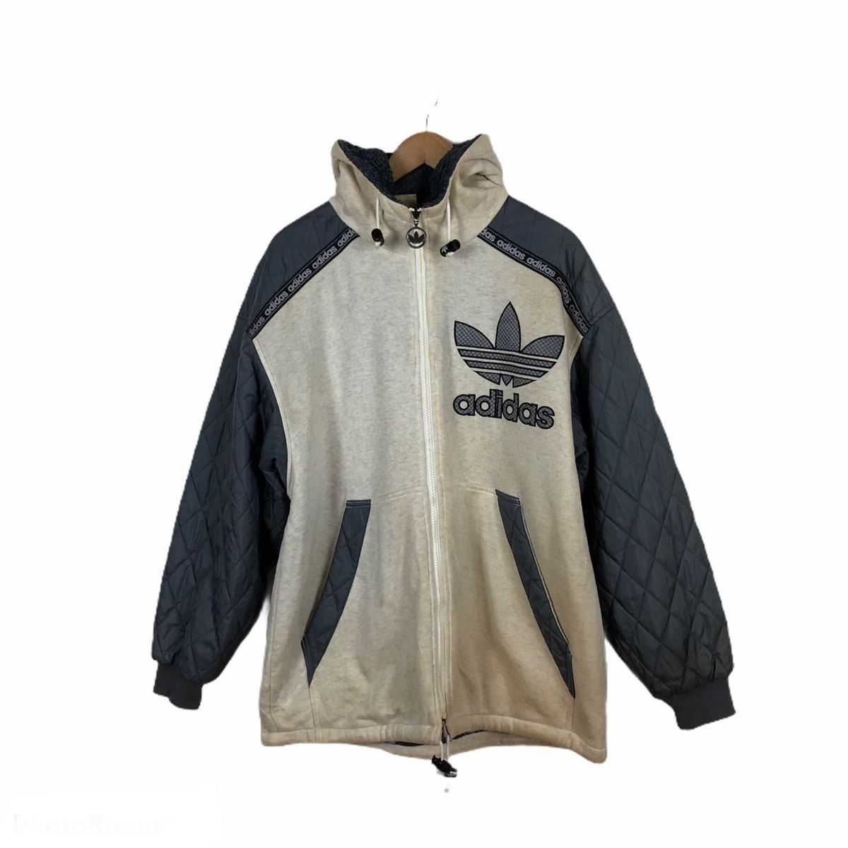 Adidas × Vintage VINTAGE ADIDAS JACKET BIG LOGO INSPIRED BY RUN DMC Size US M / EU 48-50 / 2 - 1 Thumbnail