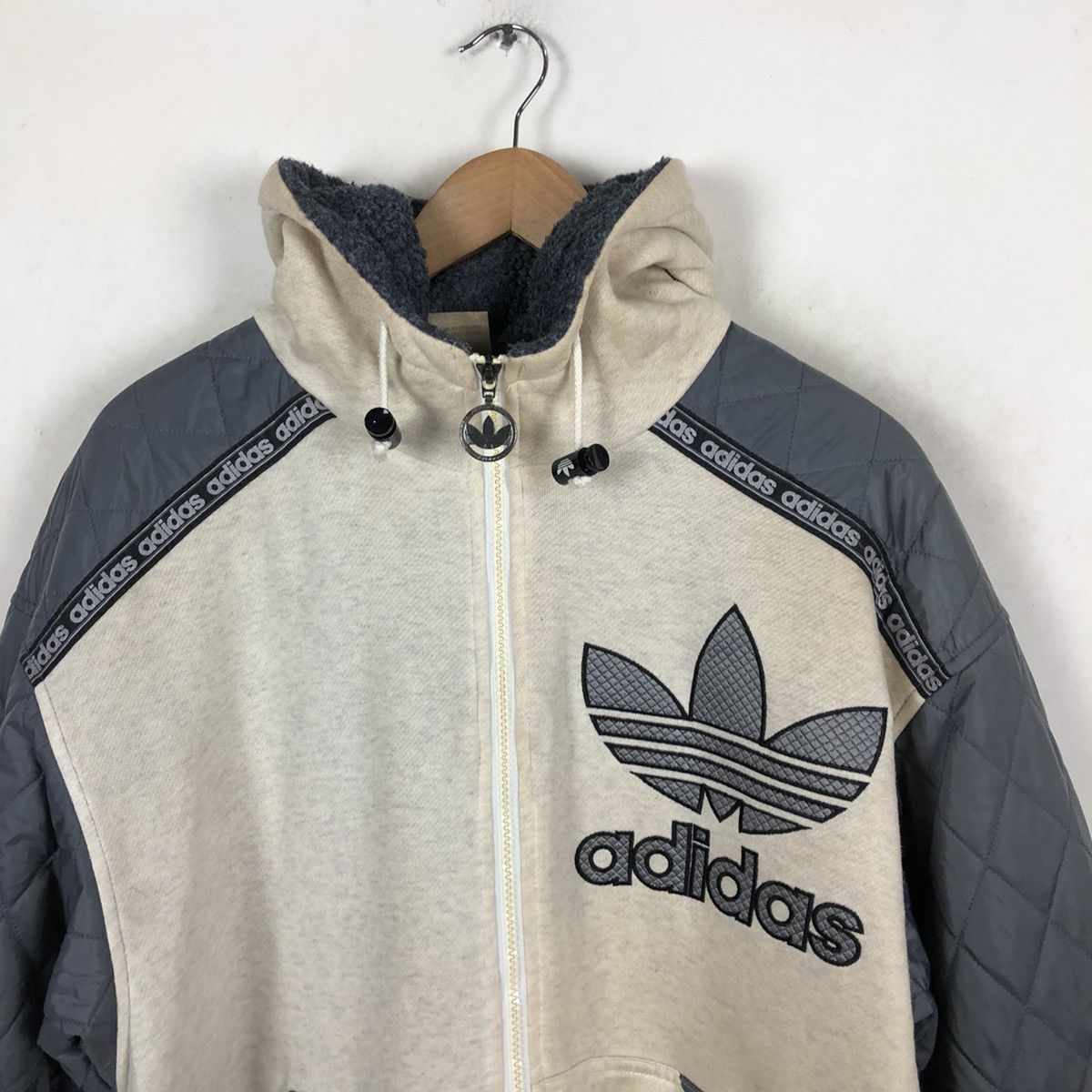 Adidas × Vintage VINTAGE ADIDAS JACKET BIG LOGO INSPIRED BY RUN DMC Size US M / EU 48-50 / 2 - 3 Thumbnail
