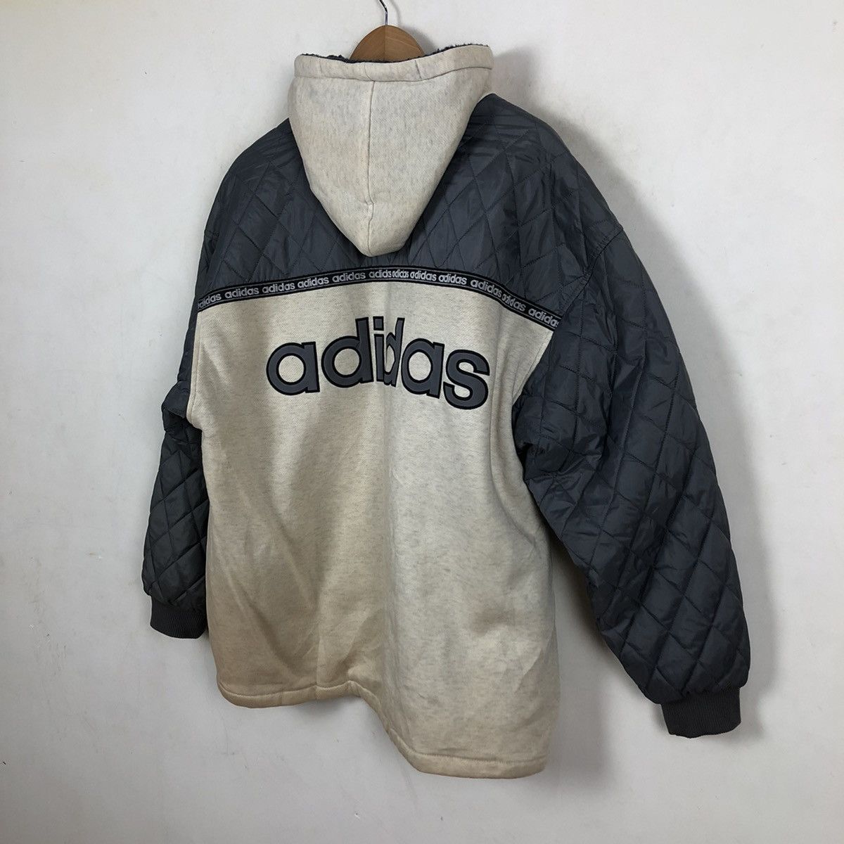 Adidas × Vintage VINTAGE ADIDAS JACKET BIG LOGO INSPIRED BY RUN DMC Size US M / EU 48-50 / 2 - 7 Thumbnail