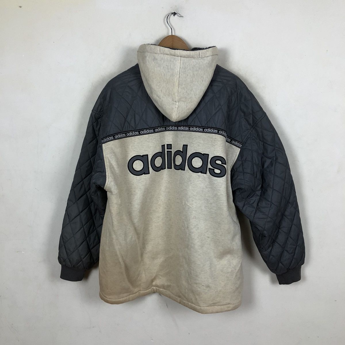 Adidas × Vintage VINTAGE ADIDAS JACKET BIG LOGO INSPIRED BY RUN DMC Size US M / EU 48-50 / 2 - 6 Thumbnail