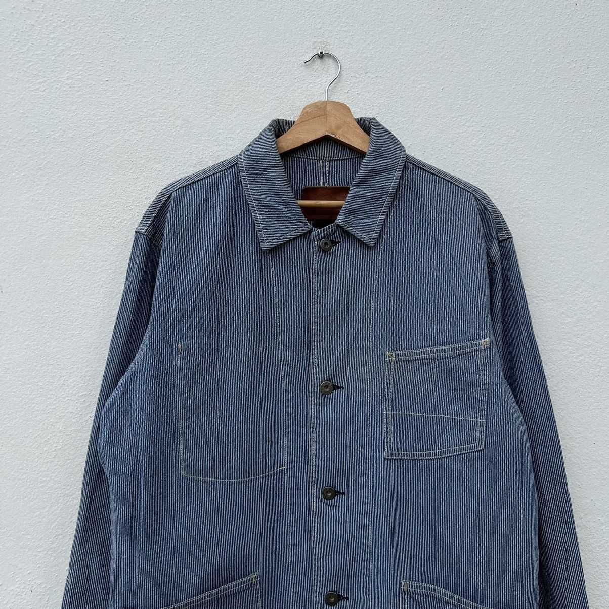 Gap HIKORY CHORE JACKET GAP STRIPE Size US L / EU 52-54 / 3 - 3 Thumbnail