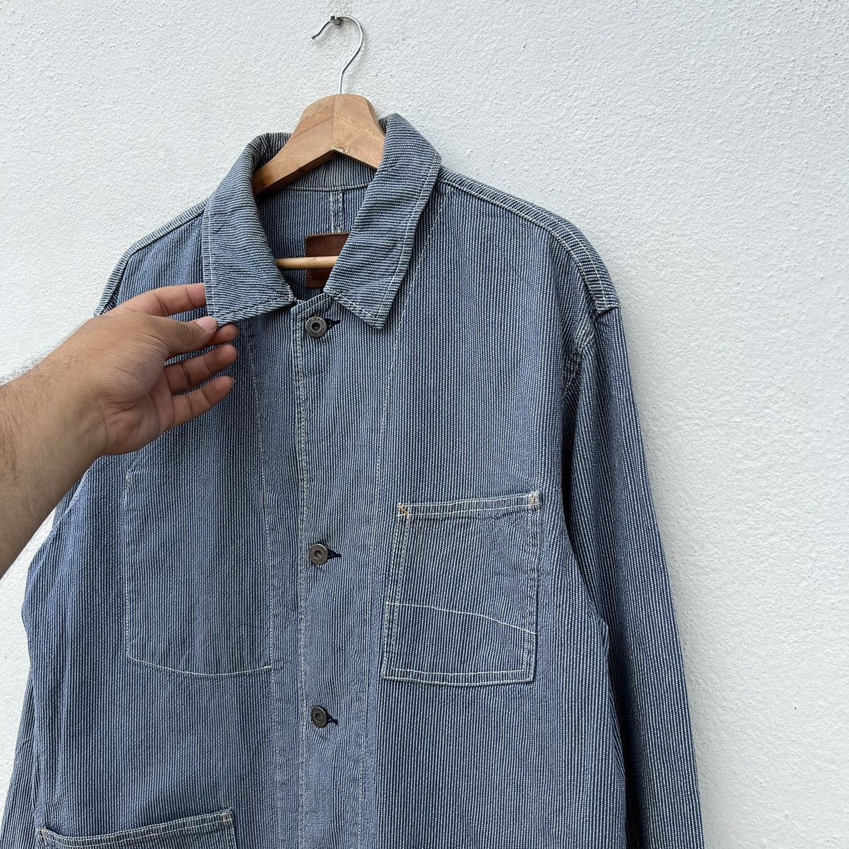 Gap HIKORY CHORE JACKET GAP STRIPE Size US L / EU 52-54 / 3 - 5 Thumbnail