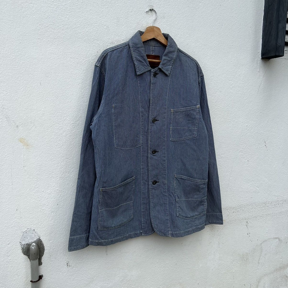 Gap HIKORY CHORE JACKET GAP STRIPE Size US L / EU 52-54 / 3 - 2 Thumbnail