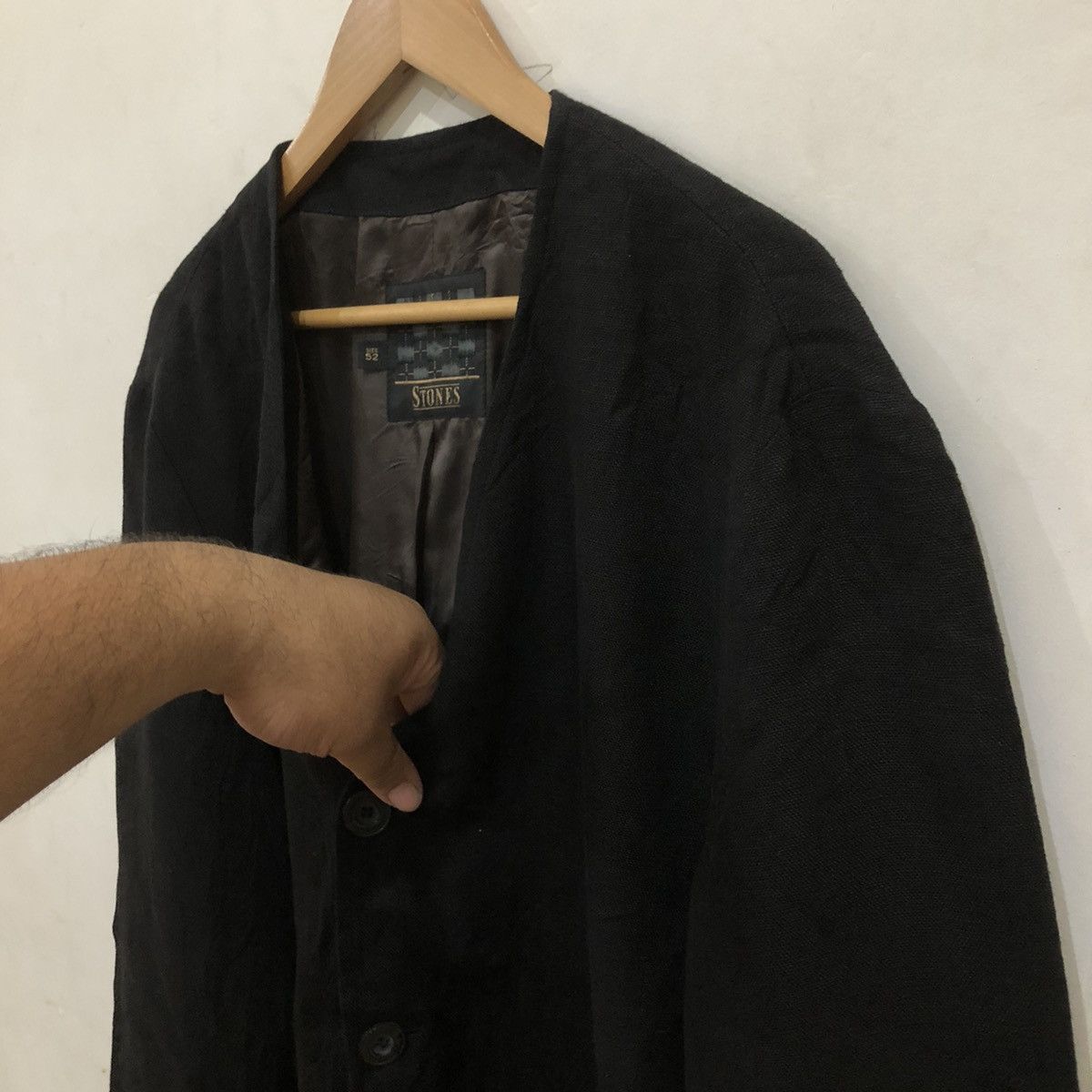 Vintage Oversized Coat Stoned Double Pocket Size US M / EU 48-50 / 2 - 6 Thumbnail