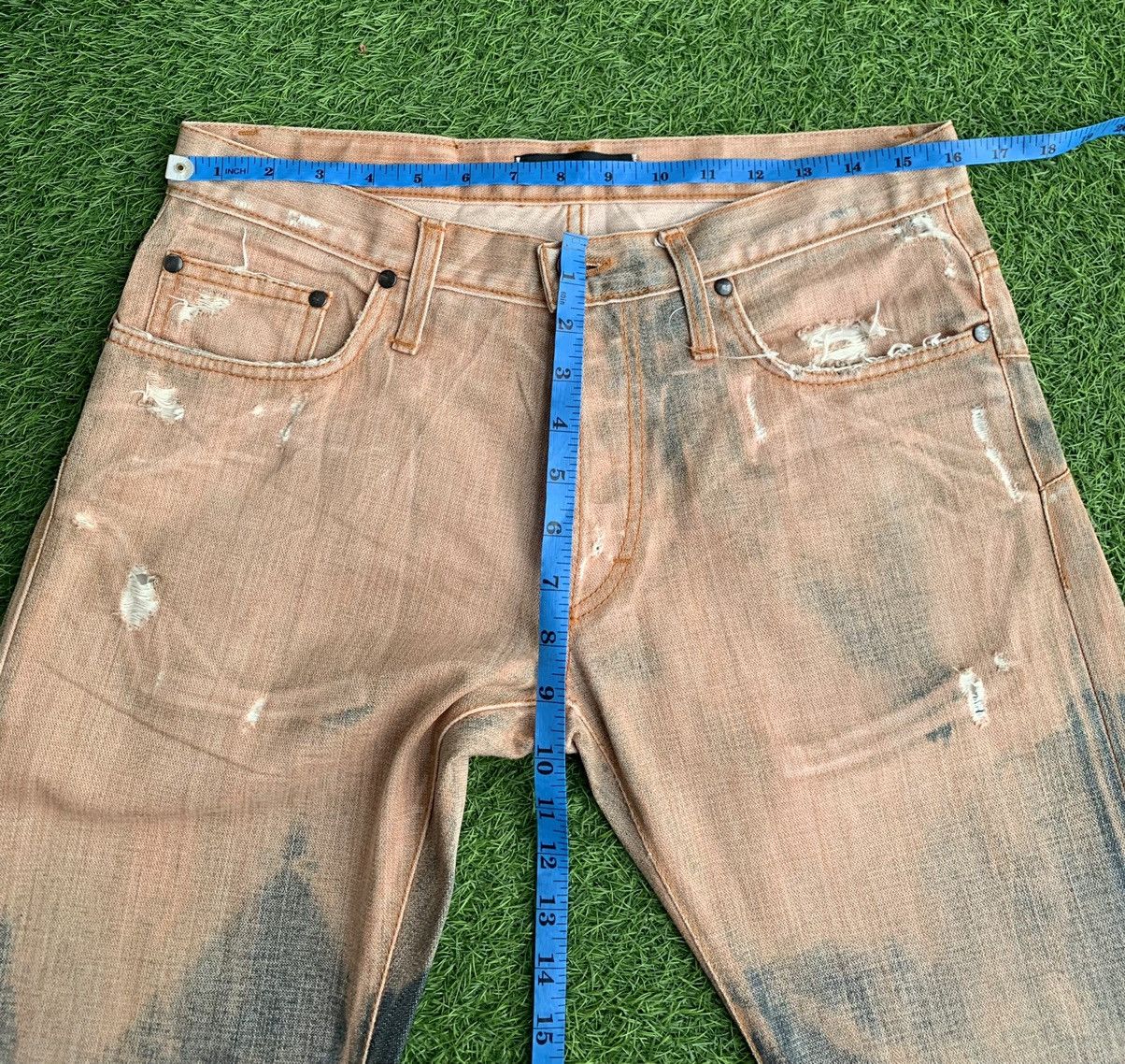 Japanese Brand Japan Brand Distressed Absolut Joy Styled In Italy Tie dye Size US 32 / EU 48 - 17 Thumbnail
