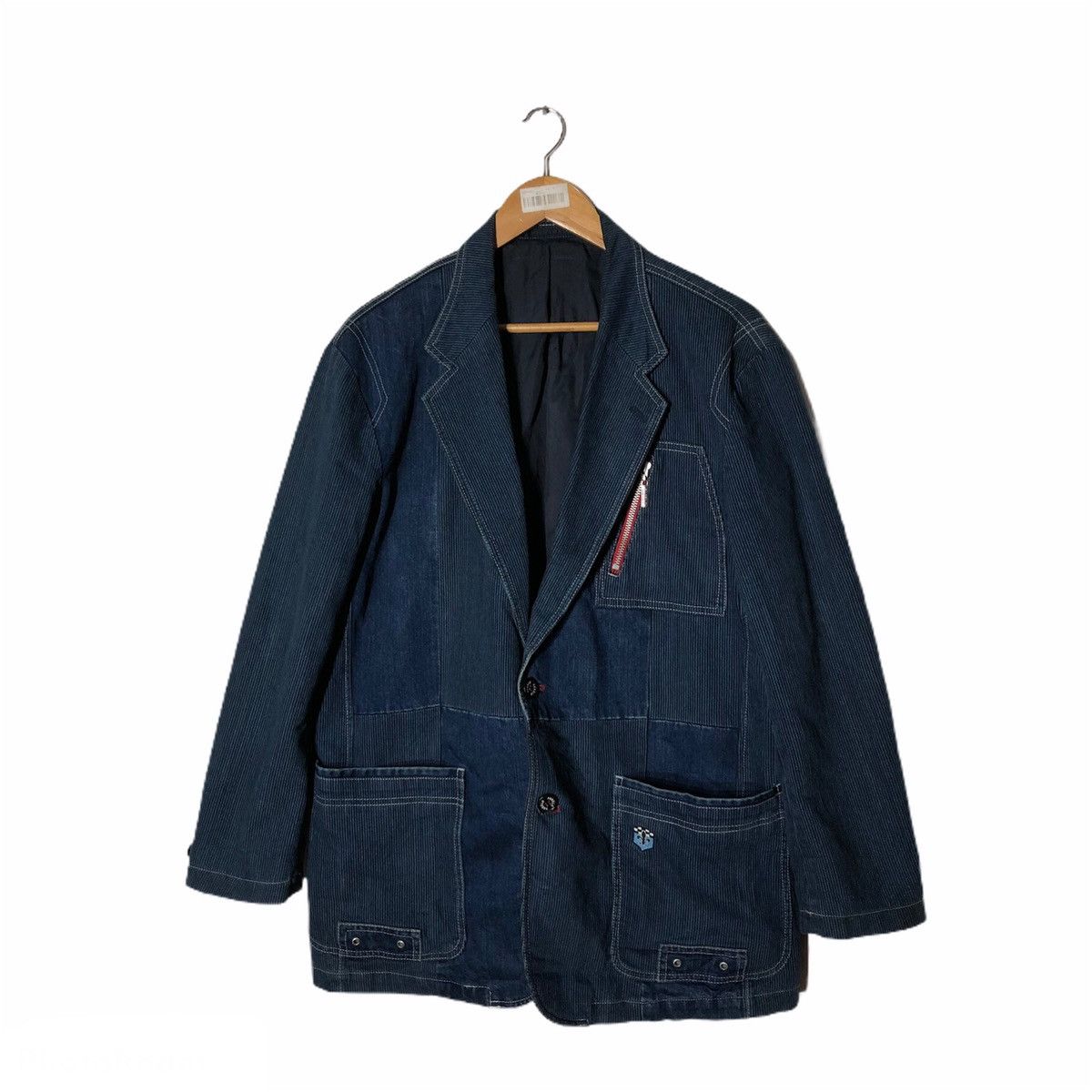Japanese Brand PAGELO PATCHWORK CHORE JACKET INSPIRED BY KAPITAL JAPAN Size US L / EU 52-54 / 3 - 1 Thumbnail