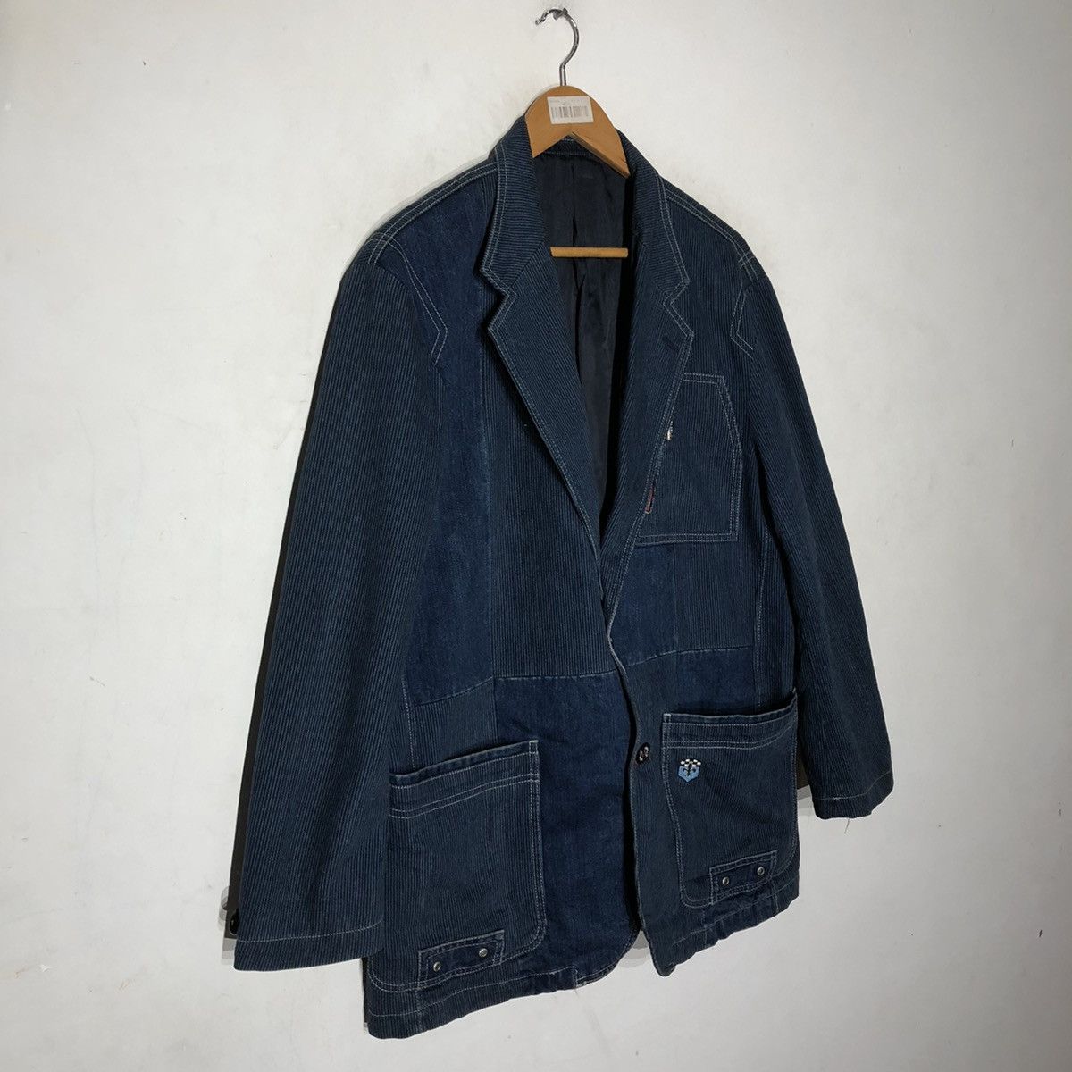Japanese Brand PAGELO PATCHWORK CHORE JACKET INSPIRED BY KAPITAL JAPAN Size US L / EU 52-54 / 3 - 4 Thumbnail