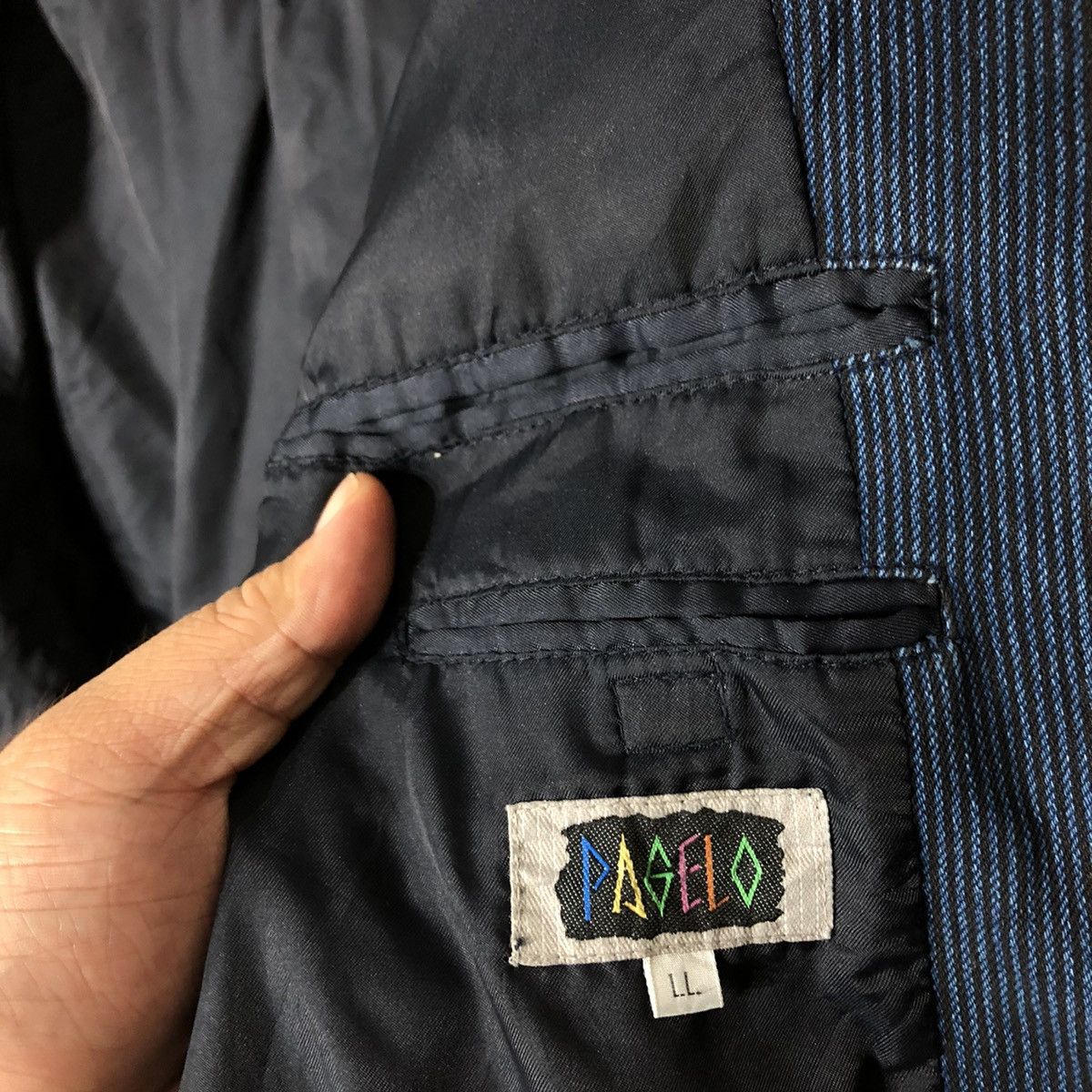 Japanese Brand PAGELO PATCHWORK CHORE JACKET INSPIRED BY KAPITAL JAPAN Size US L / EU 52-54 / 3 - 11 Thumbnail