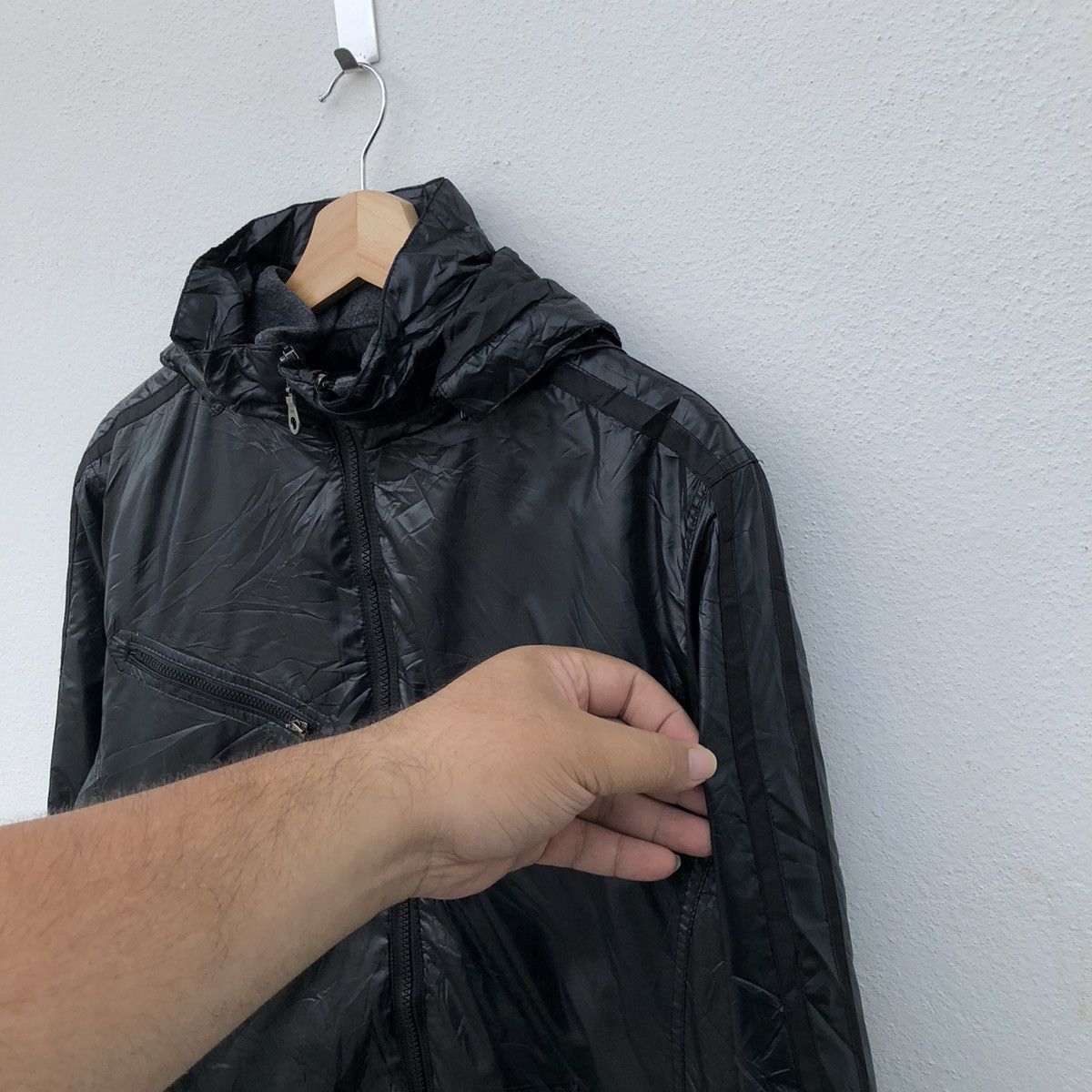 Japanese Brand × Kansai Yamamoto ULTIMATE BLACK RAINCOAT KANSAI YAMAMOTO JEANS Size US L / EU 52-54 / 3 - 5 Thumbnail