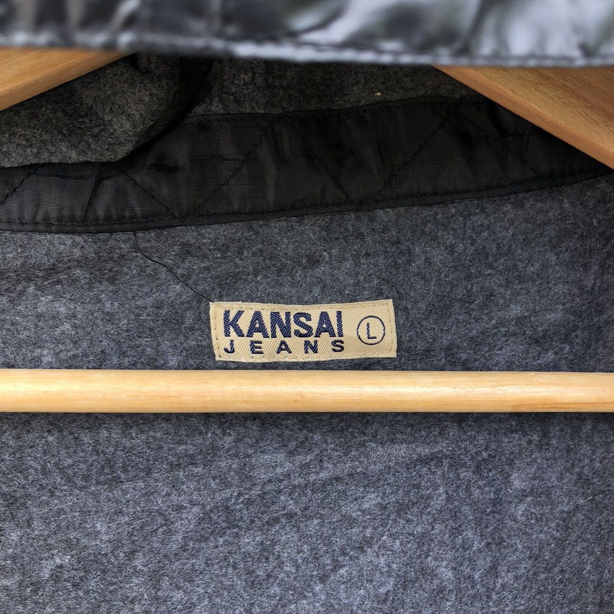 Japanese Brand × Kansai Yamamoto ULTIMATE BLACK RAINCOAT KANSAI YAMAMOTO JEANS Size US L / EU 52-54 / 3 - 10 Thumbnail