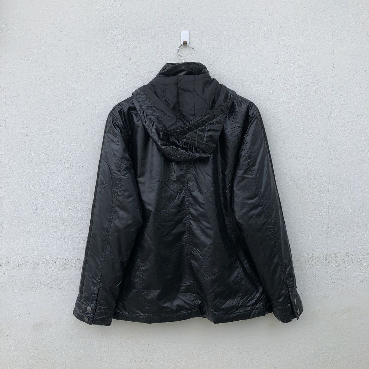 Japanese Brand × Kansai Yamamoto ULTIMATE BLACK RAINCOAT KANSAI YAMAMOTO JEANS Size US L / EU 52-54 / 3 - 6 Thumbnail