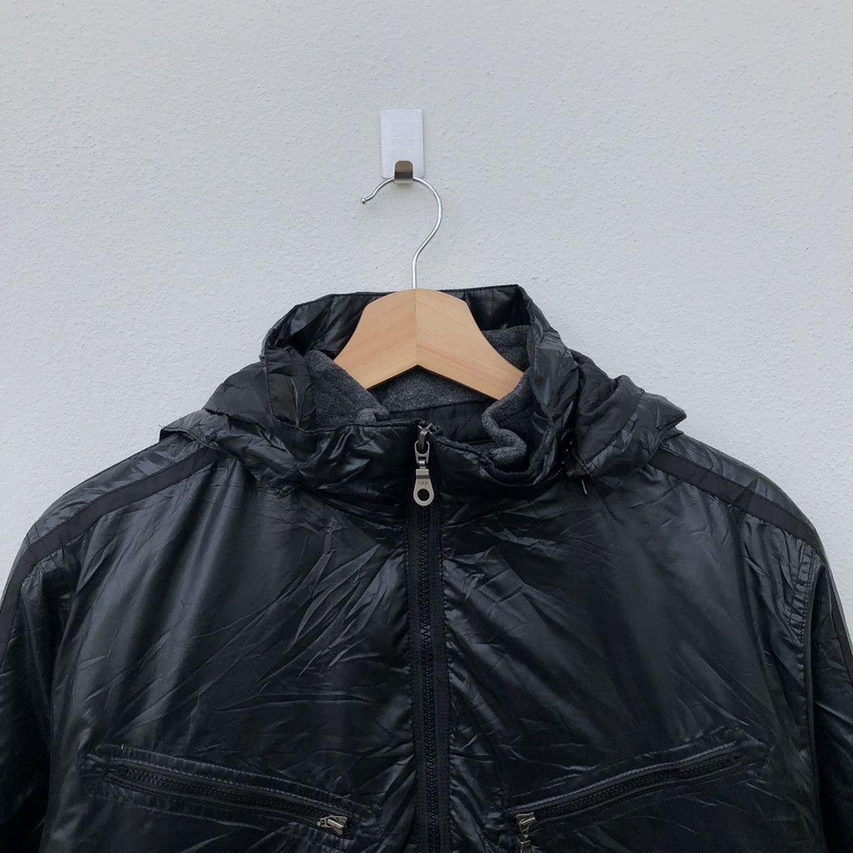 Japanese Brand × Kansai Yamamoto ULTIMATE BLACK RAINCOAT KANSAI YAMAMOTO JEANS Size US L / EU 52-54 / 3 - 3 Thumbnail