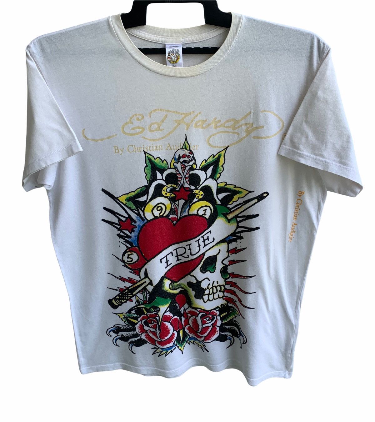 Christian Audigier Rare! Ed Hardy True Love By Christian Audigier T-shirt Size US L / EU 52-54 / 3 - 3 Thumbnail