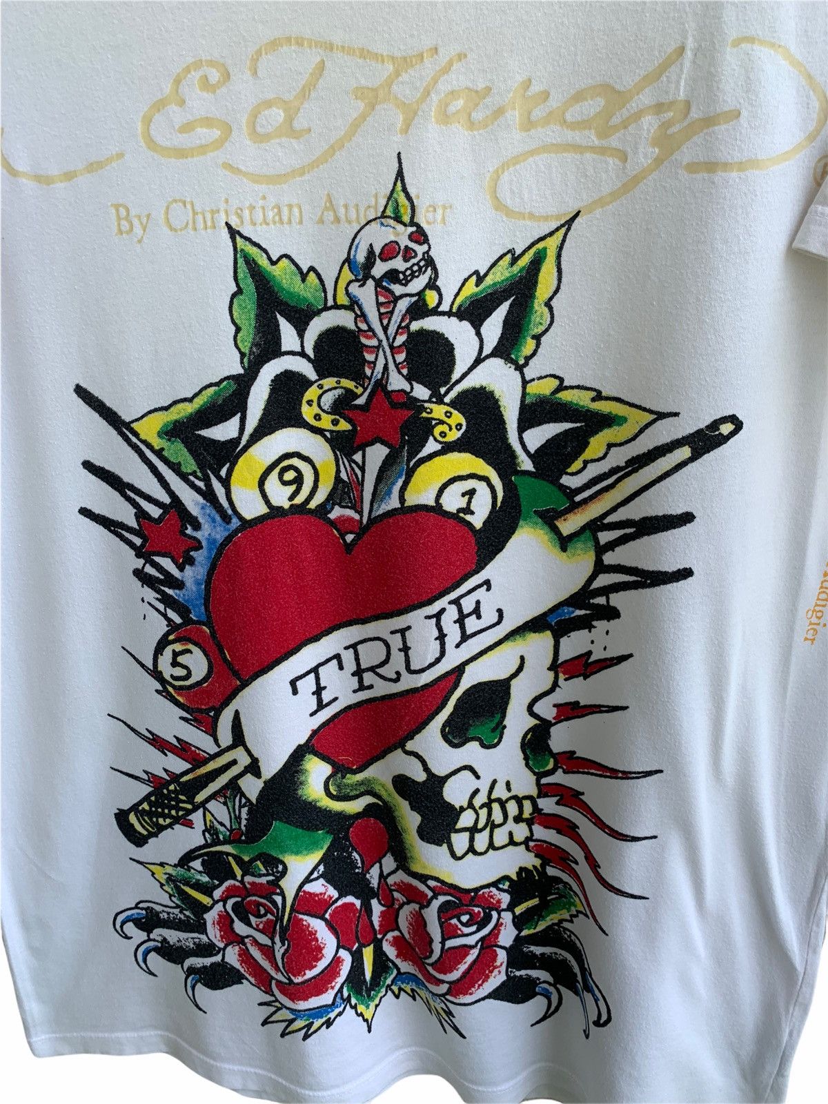 Christian Audigier Rare! Ed Hardy True Love By Christian Audigier T-shirt Size US L / EU 52-54 / 3 - 8 Thumbnail