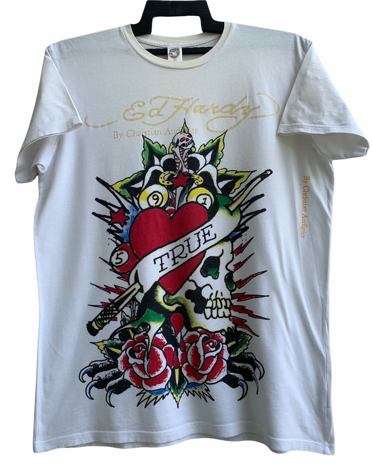 Christian Audigier Rare! Ed Hardy True Love By Christian Audigier T-shirt Size US L / EU 52-54 / 3 - 2 Thumbnail