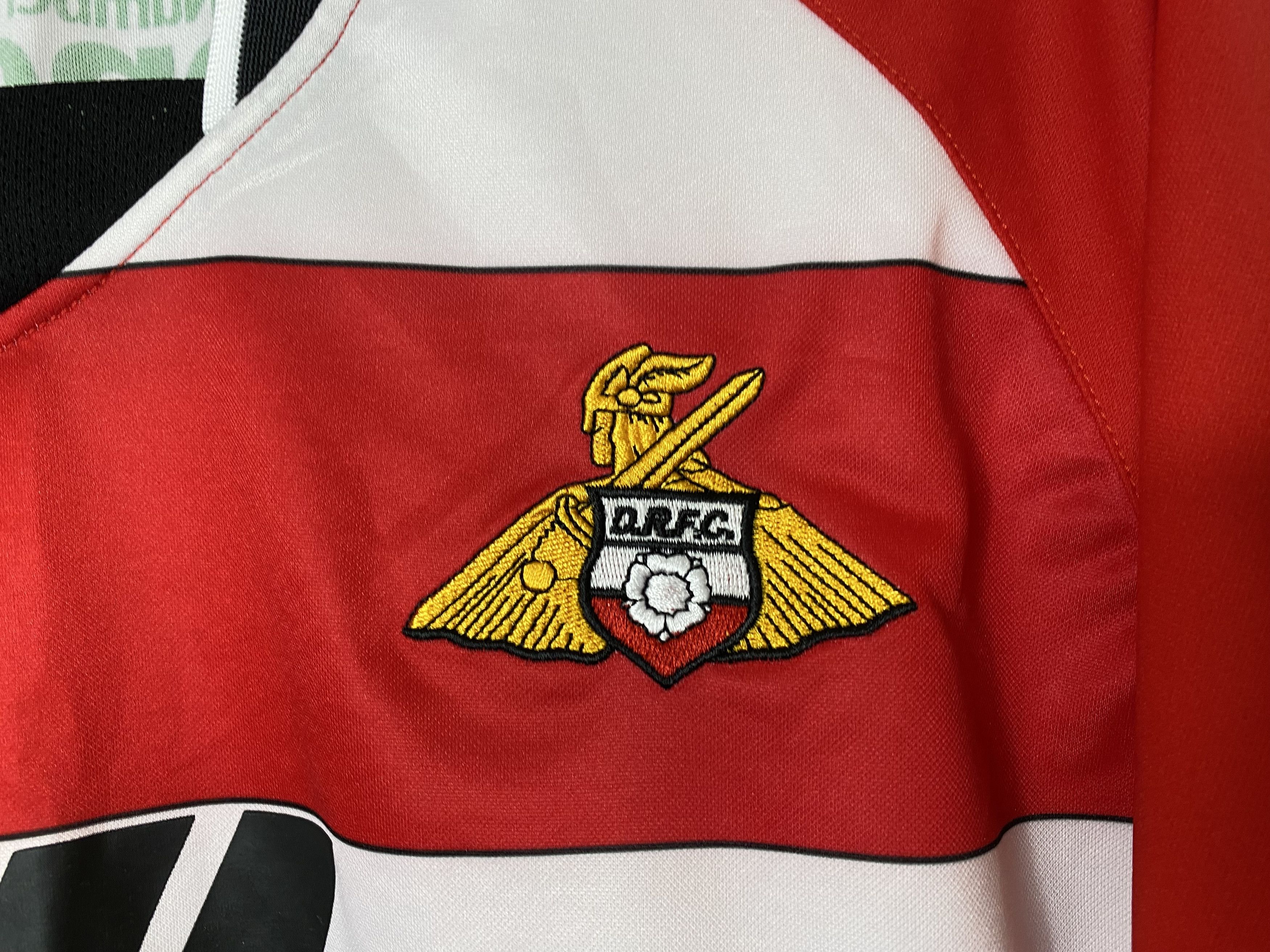 Chelsea Soccer × UEFA DONCASTER ROVERS 2009 2010 HOME FOOTBALL SHIRT SOCCER JERSEY Size US XL / EU 56 / 4 - 6 Thumbnail