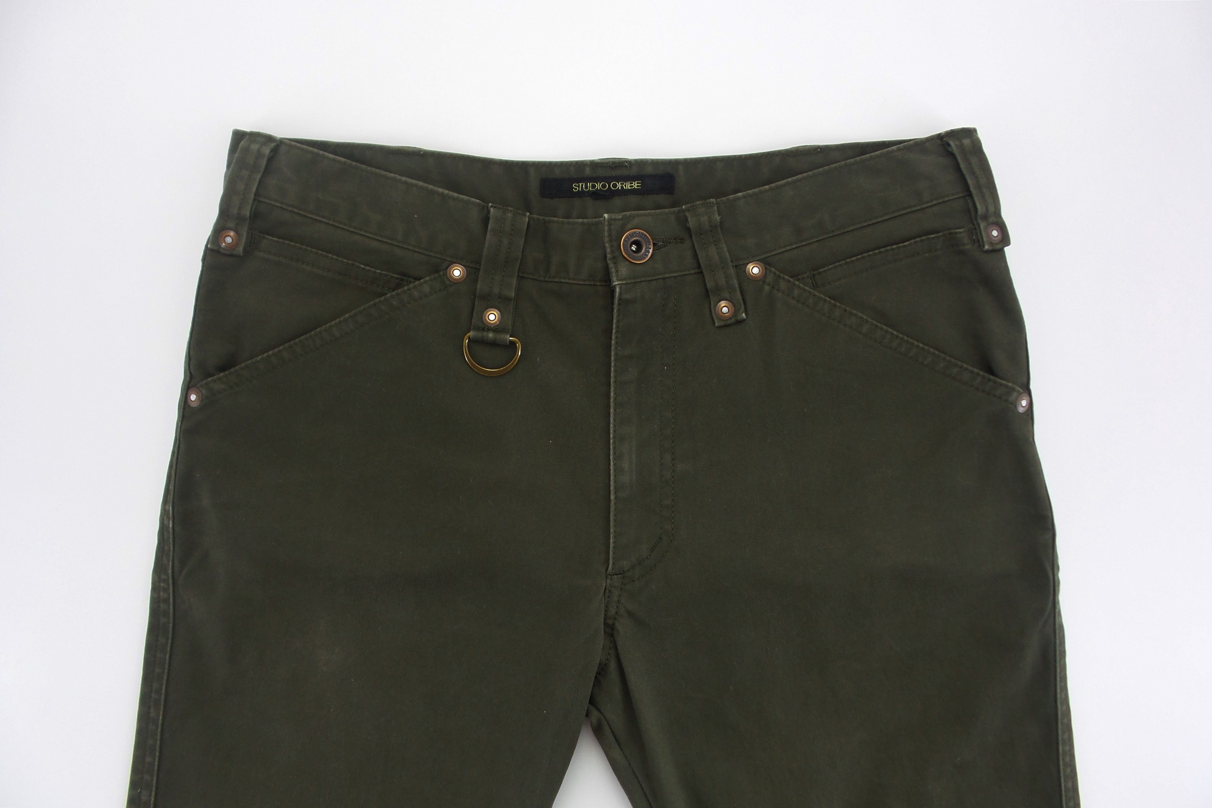 Japanese Brand Studio Oribe D-Kan Skinny Pants W15xL39.5 Size US 30 / EU 46 - 2 Thumbnail