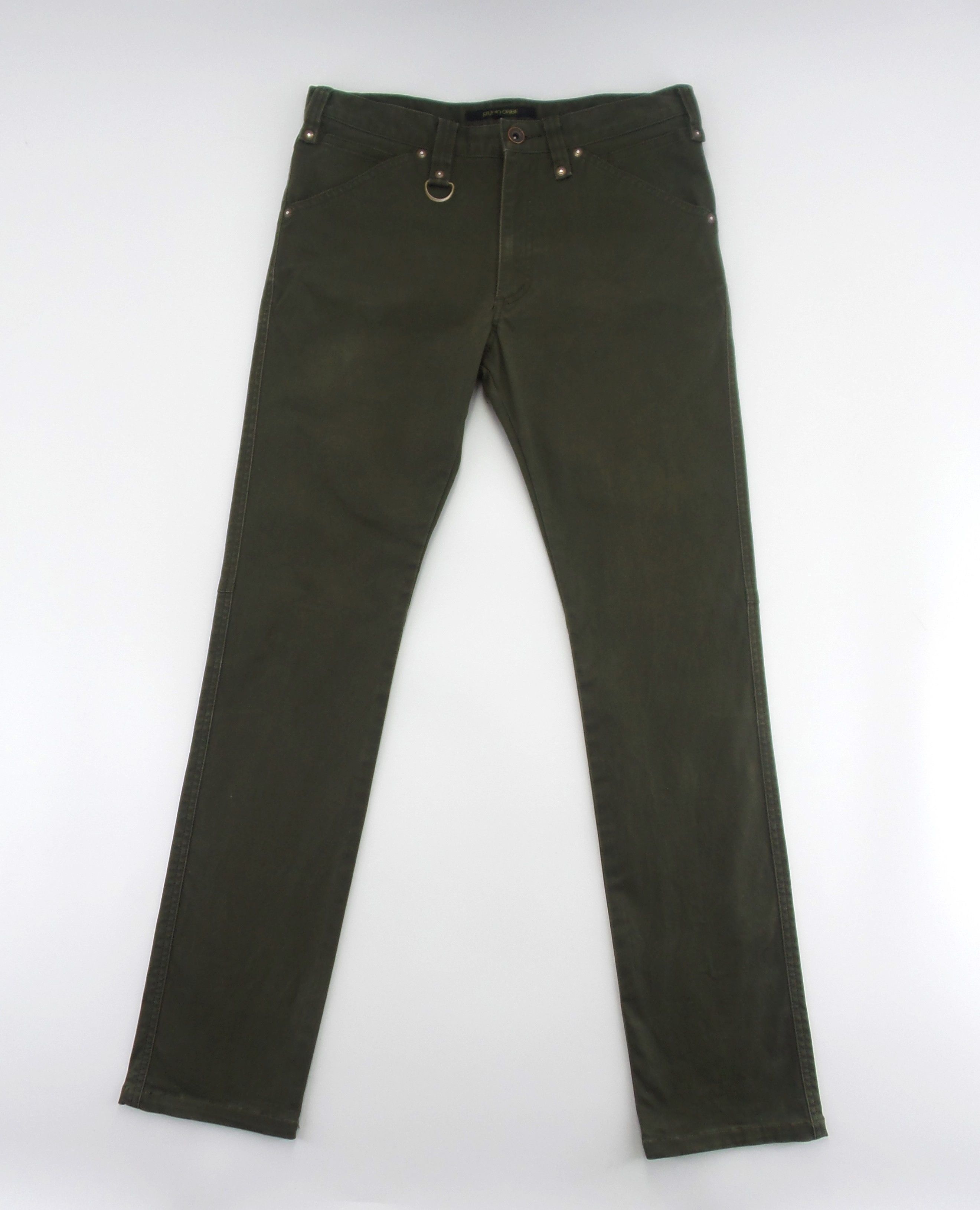 Japanese Brand Studio Oribe D-Kan Skinny Pants W15xL39.5 Size US 30 / EU 46 - 1 Thumbnail