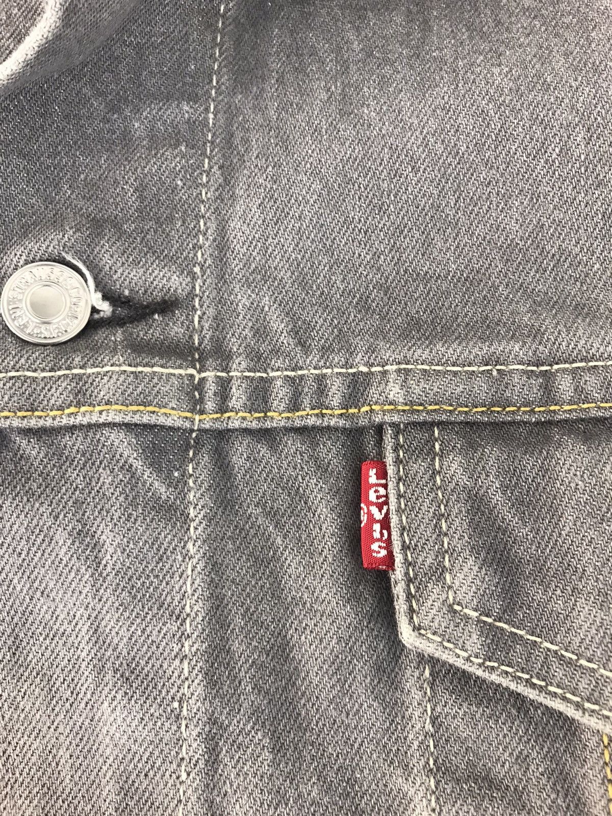 Levi's Levi’s Strauss Grey Denim Jacket Jean Trucker Western R022j Size US XL / EU 56 / 4 - 6 Thumbnail