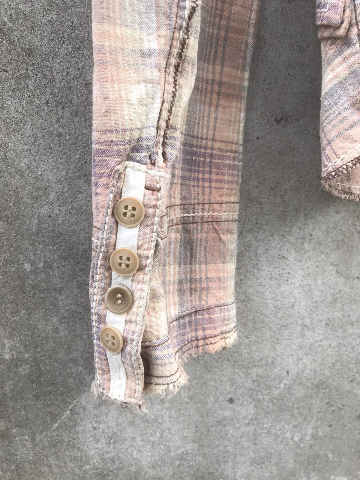 Marithe + Francois Girbaud Marithé François Girbaud Contrast Stitch Plaid Blazer Size S / US 4 / IT 40 - 14 Thumbnail