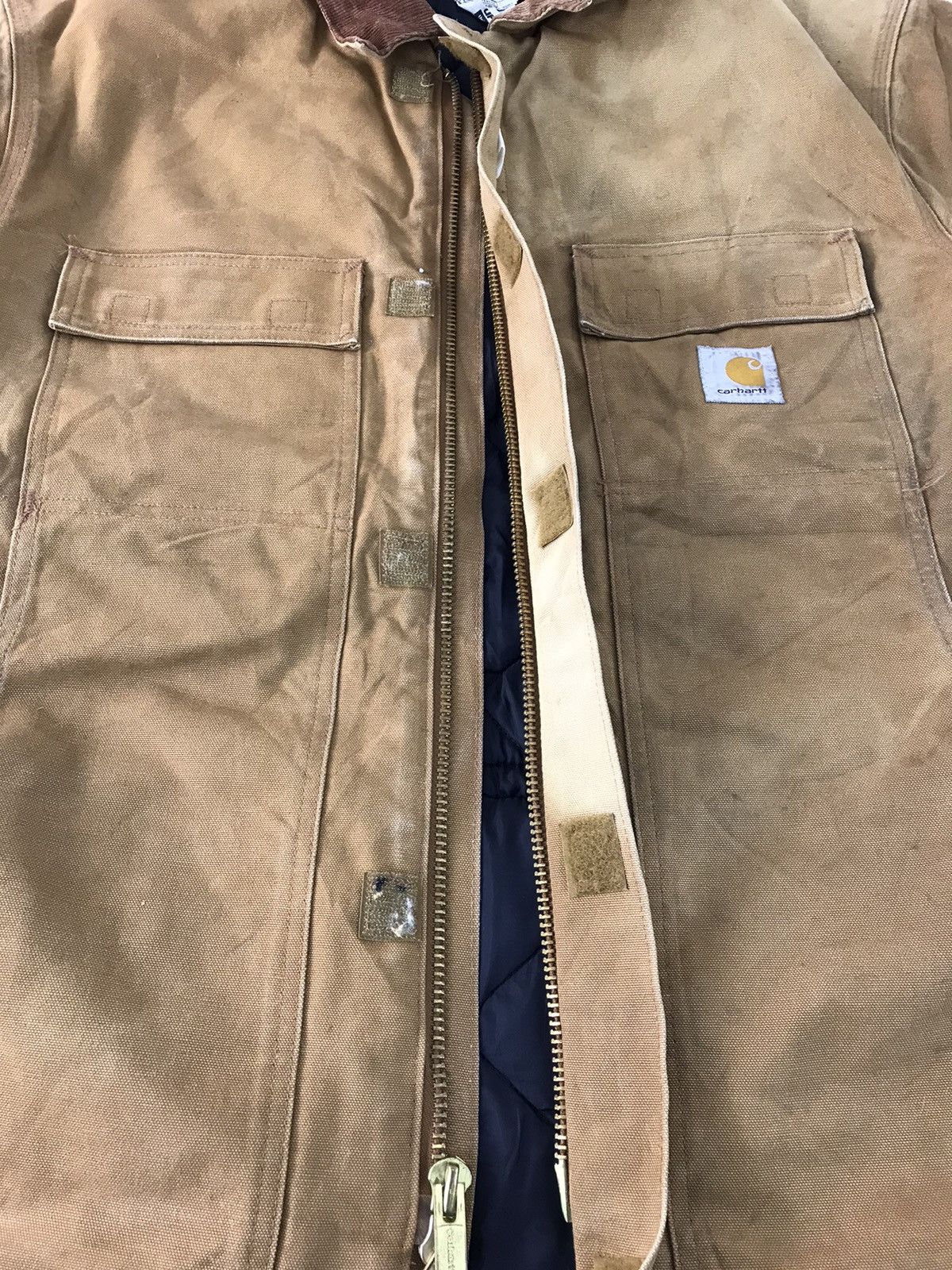 Carhartt Vintage Carhartt UFCW Detroit Thick Padded Jacket Wip Size US L / EU 52-54 / 3 - 4 Thumbnail