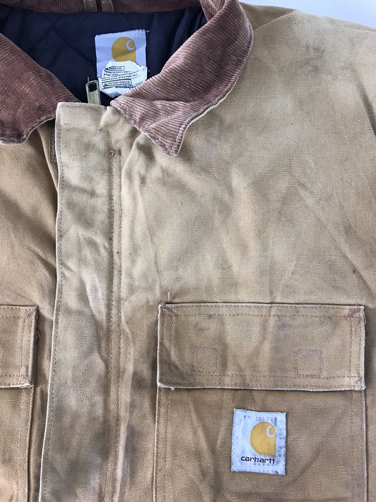 Carhartt Vintage Carhartt UFCW Detroit Thick Padded Jacket Wip Size US L / EU 52-54 / 3 - 3 Thumbnail