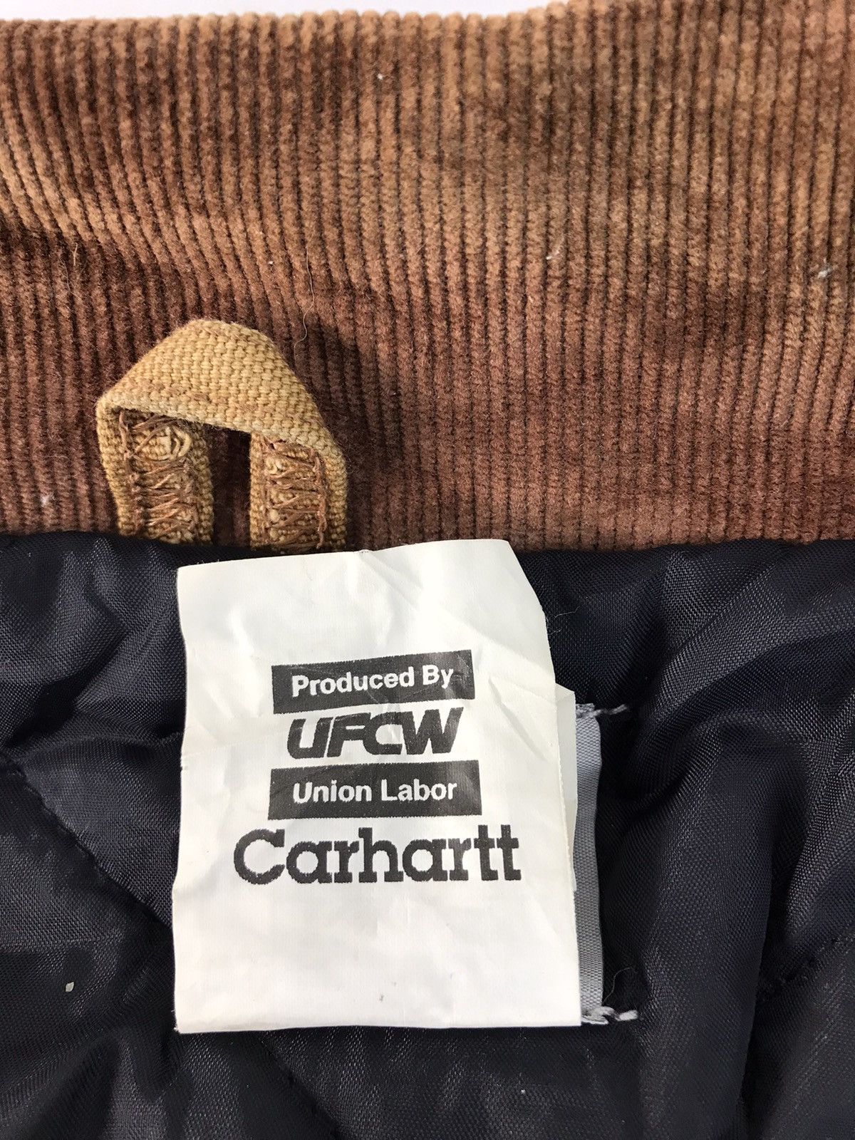 Carhartt Vintage Carhartt UFCW Detroit Thick Padded Jacket Wip Size US L / EU 52-54 / 3 - 8 Thumbnail