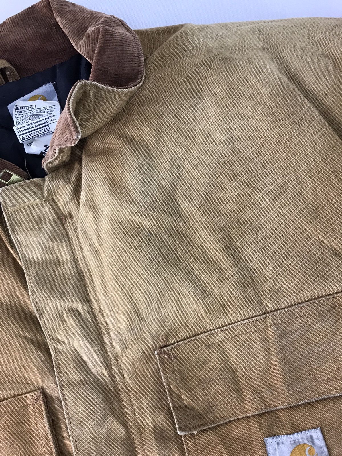 Carhartt Vintage Carhartt UFCW Detroit Thick Padded Jacket Wip Size US L / EU 52-54 / 3 - 13 Thumbnail