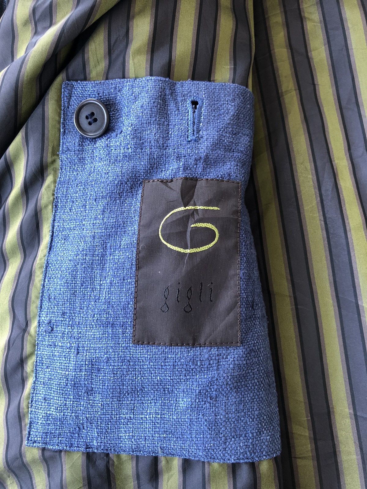 Romeo Gigli GRAIL🔥Gigli 🇮🇹 Indigo Crafted Lhamo Hoodie Cloaks Jacket Size US XL / EU 56 / 4 - 7 Thumbnail