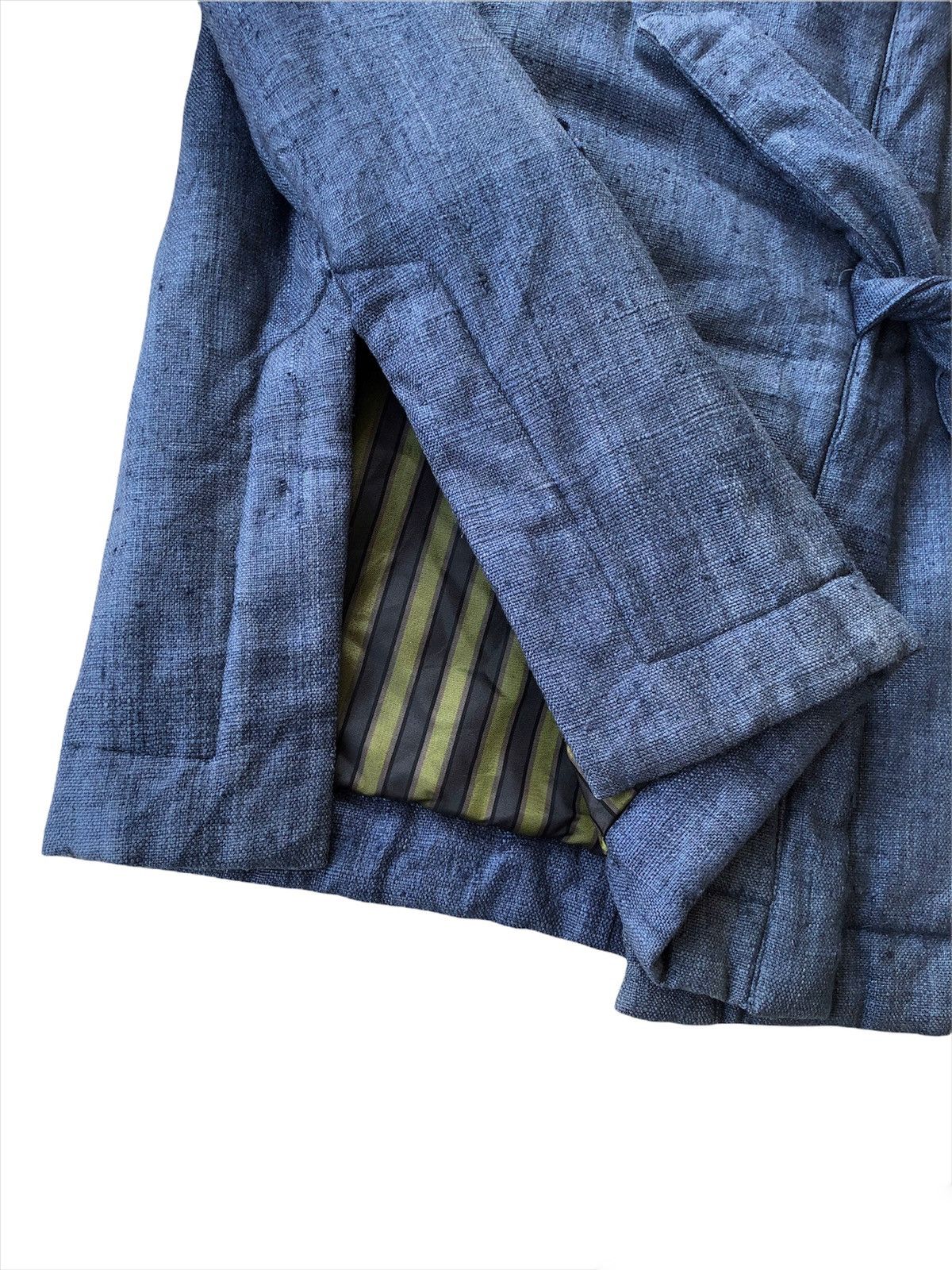 Romeo Gigli GRAIL🔥Gigli 🇮🇹 Indigo Crafted Lhamo Hoodie Cloaks Jacket Size US XL / EU 56 / 4 - 5 Thumbnail