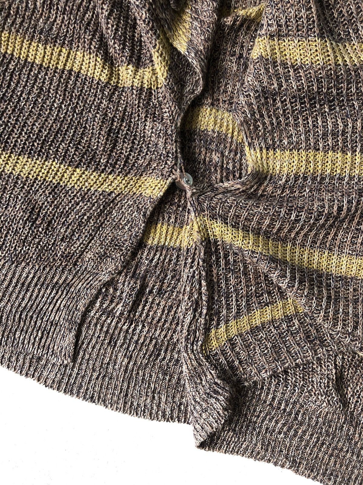 Issey Miyake GRAIL🔥Plantation Stripe CableKnit Witch Cardigan Size US M / EU 48-50 / 2 - 6 Thumbnail