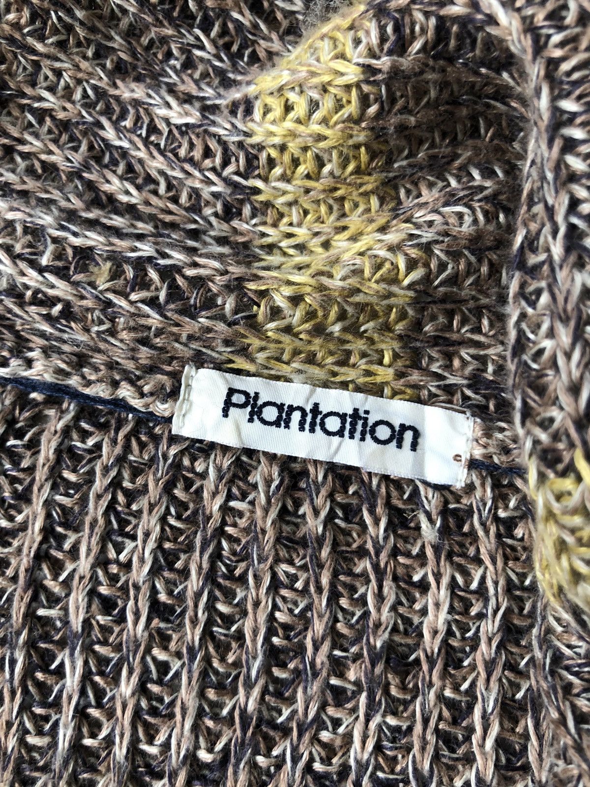 Issey Miyake GRAIL🔥Plantation Stripe CableKnit Witch Cardigan Size US M / EU 48-50 / 2 - 8 Thumbnail