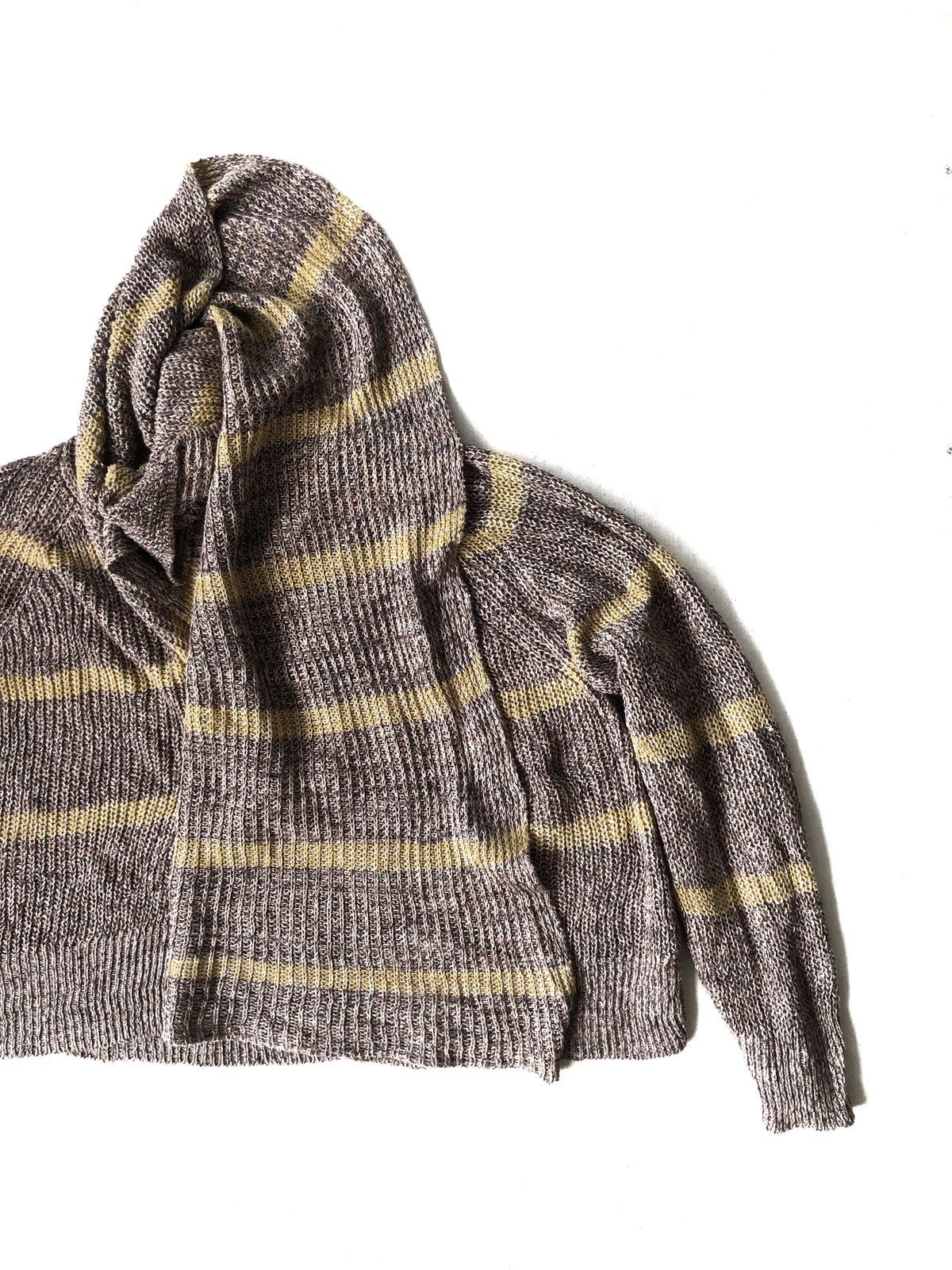 Issey Miyake GRAIL🔥Plantation Stripe CableKnit Witch Cardigan Size US M / EU 48-50 / 2 - 3 Thumbnail