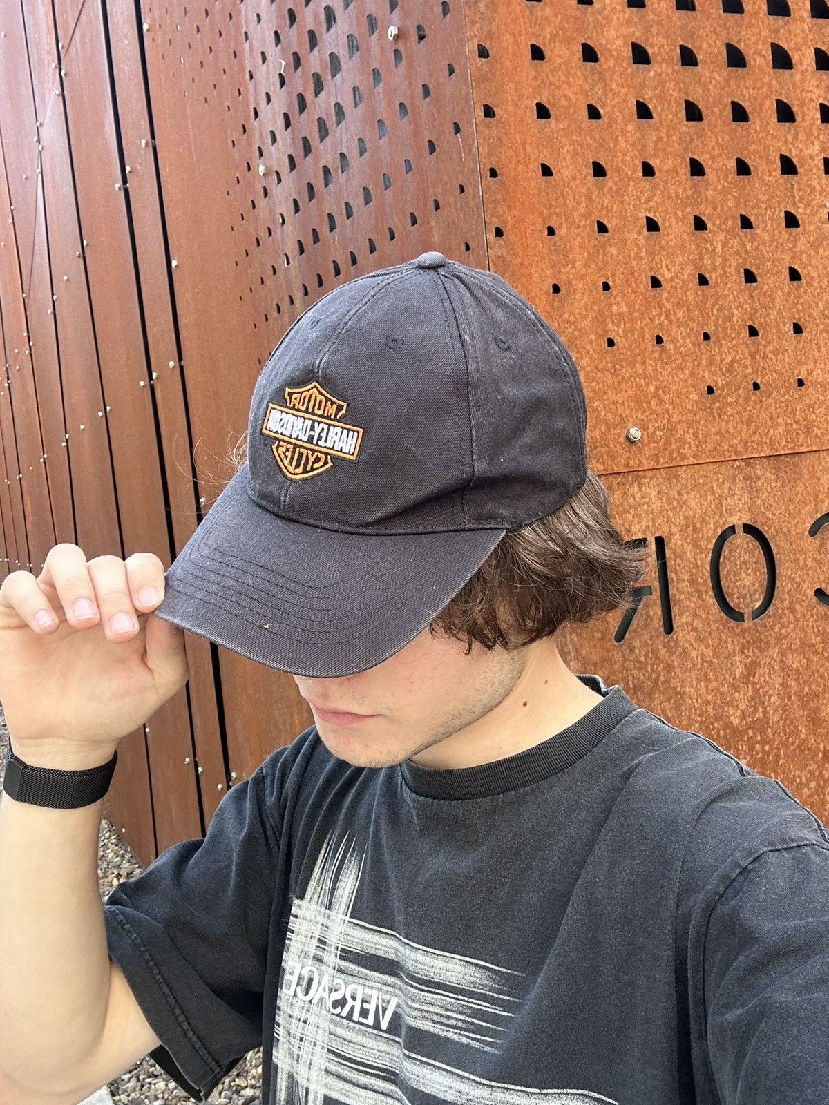 Harley Davidson × Vintage Vintage Harley Davidson Faded Cap Size ONE SIZE - 8 Thumbnail
