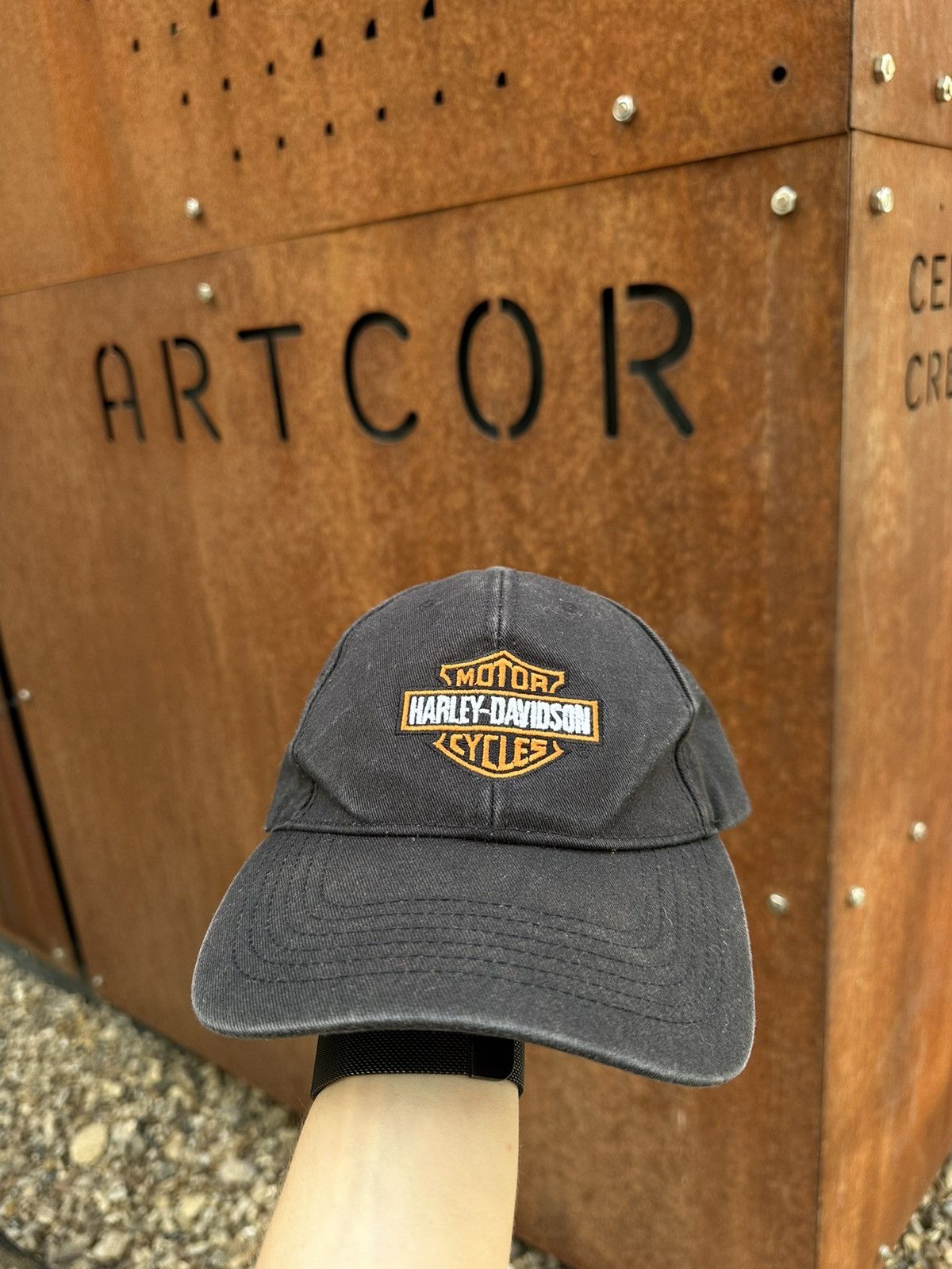 Harley Davidson × Vintage Vintage Harley Davidson Faded Cap Size ONE SIZE - 4 Thumbnail