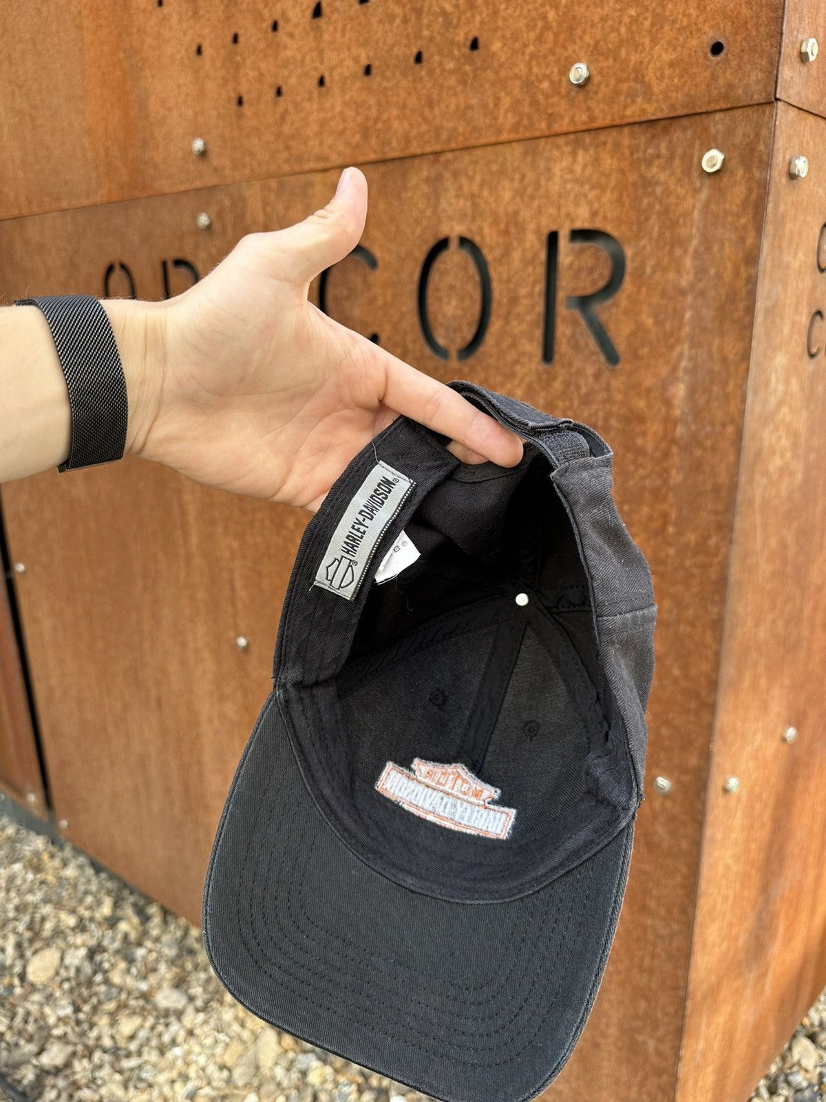 Harley Davidson × Vintage Vintage Harley Davidson Faded Cap Size ONE SIZE - 6 Thumbnail