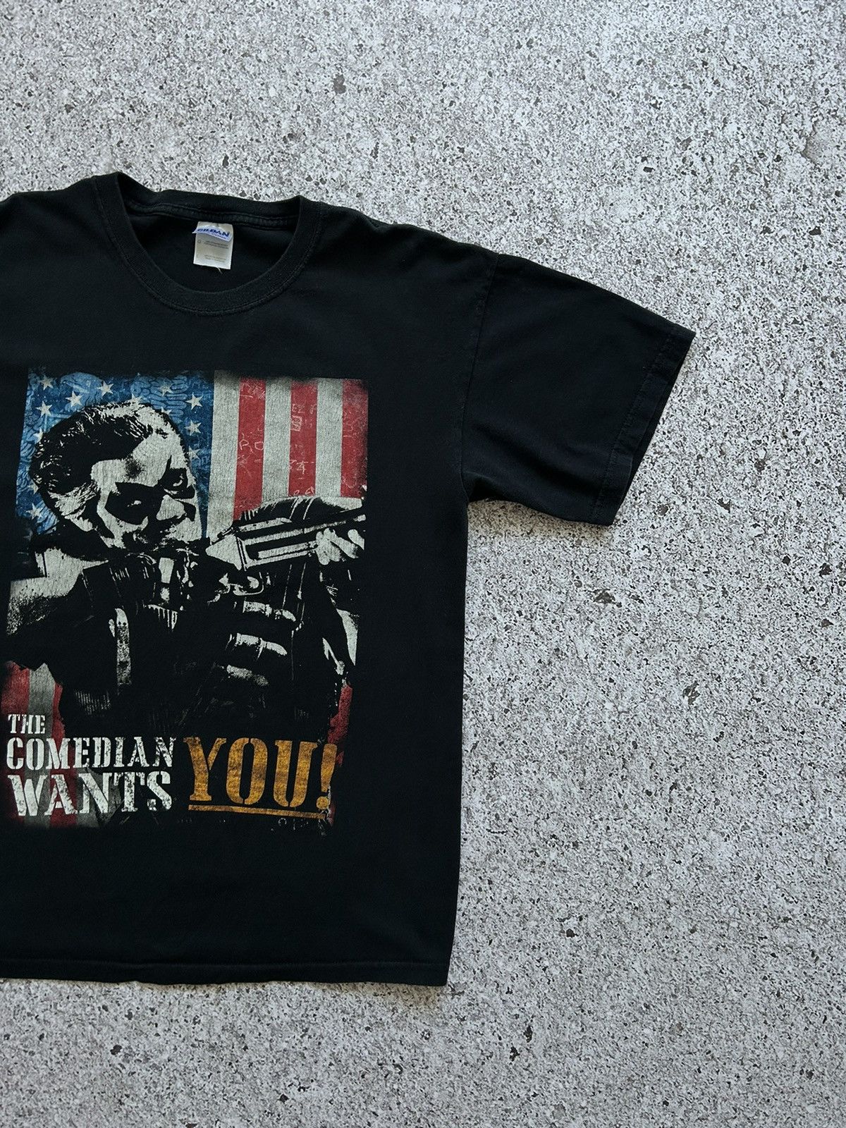 Vintage Vintage Joker The Comedian Wants You Batman T-Shirt 2000s Size US L / EU 52-54 / 3 - 3 Thumbnail