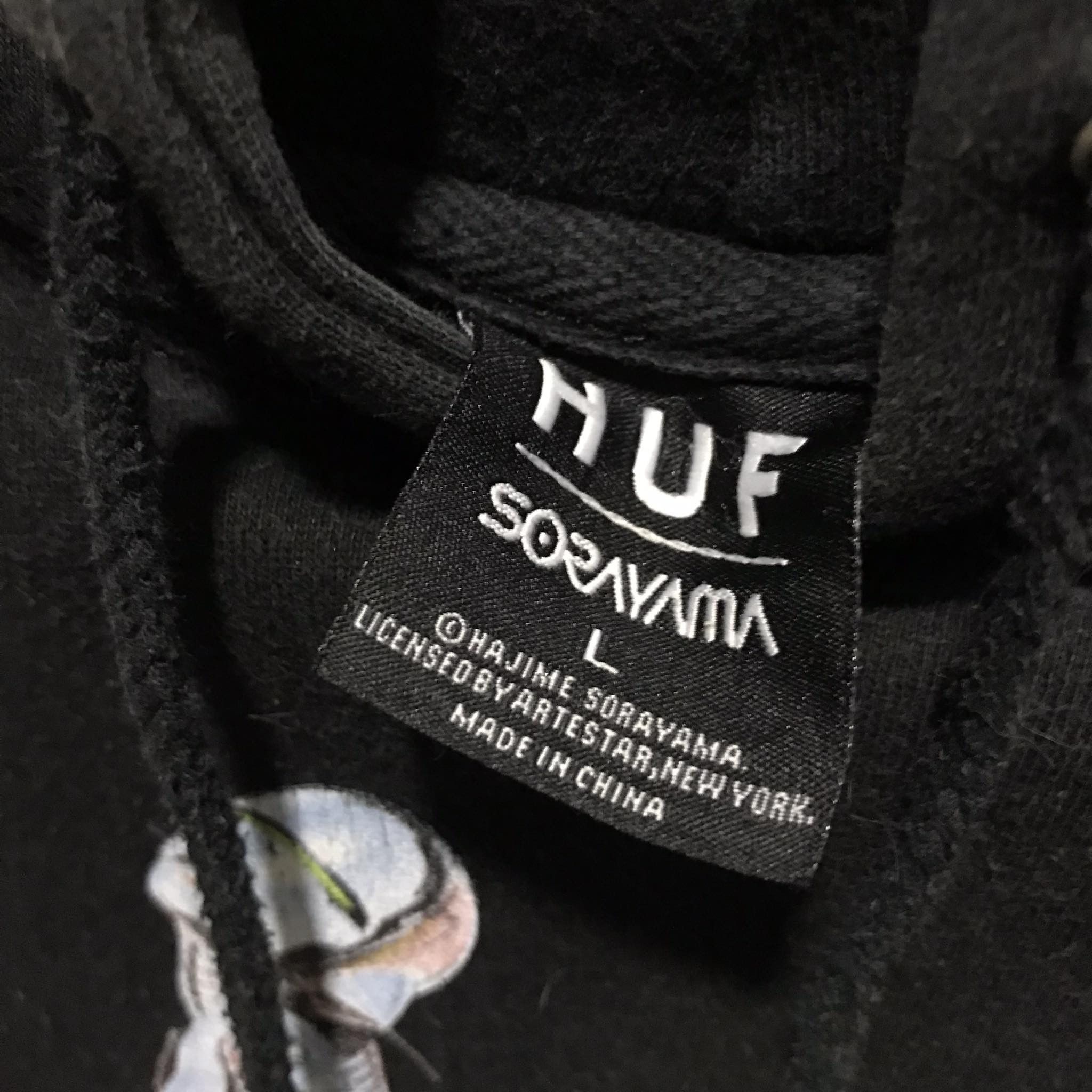 Club Sorayama × Huf HUF x Saroyama Spell-out Hoodie (Fall 2018s) Size US L / EU 52-54 / 3 - 8 Thumbnail