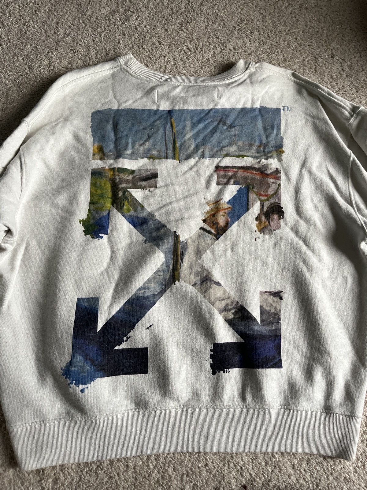 image of Off White Sweater, Men's (Size Medium)