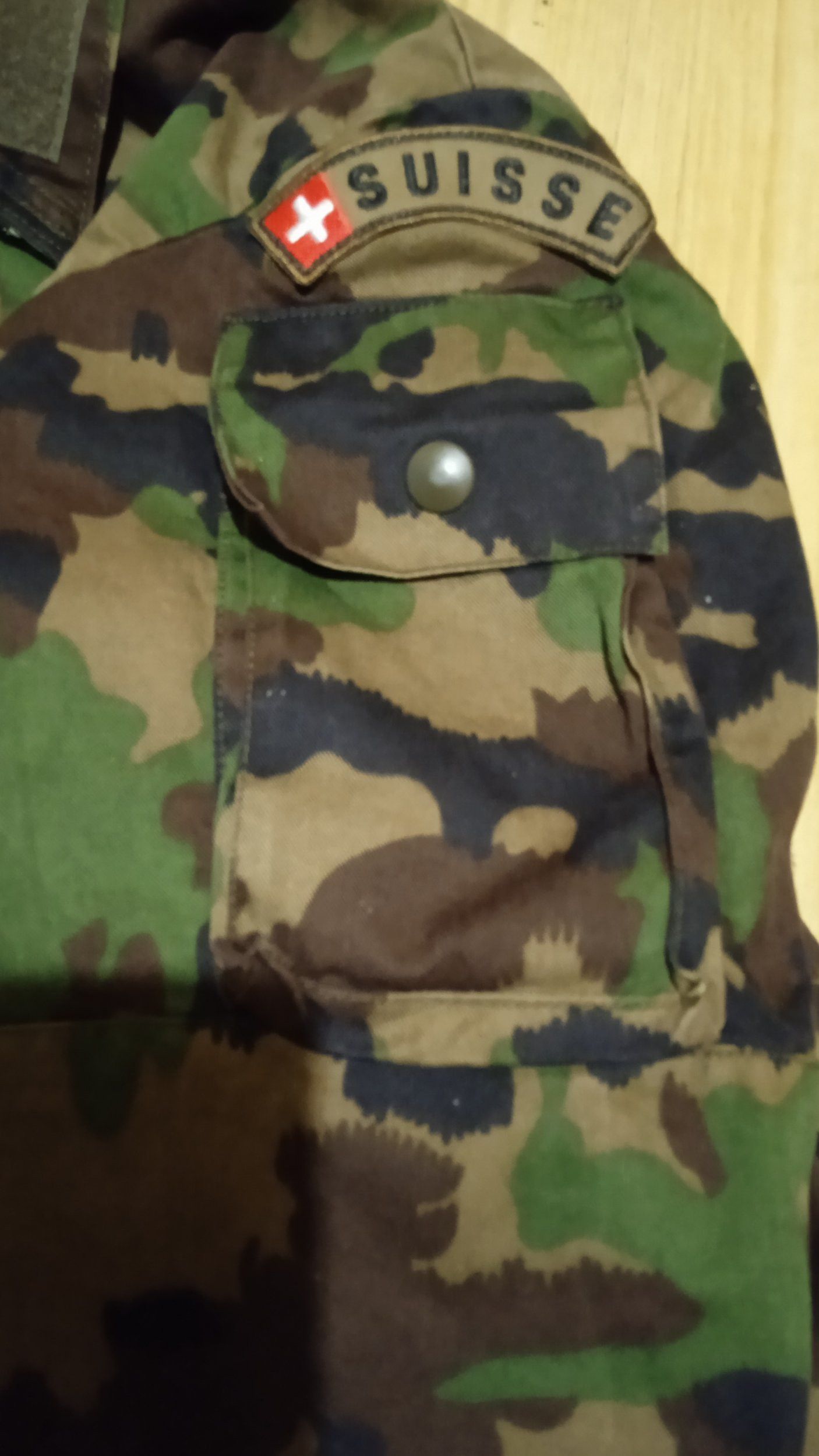 Military Vintage Swiss TAZ-90 Camo Combat Jacket | Grailed