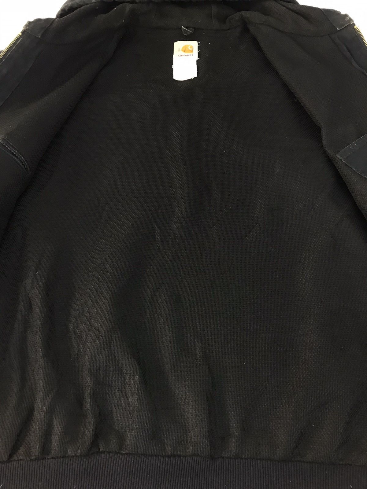 Carhartt Carhartt Loose Black Washed Insulated Thick Jacket Zip Up Size US XL / EU 56 / 4 - 6 Thumbnail