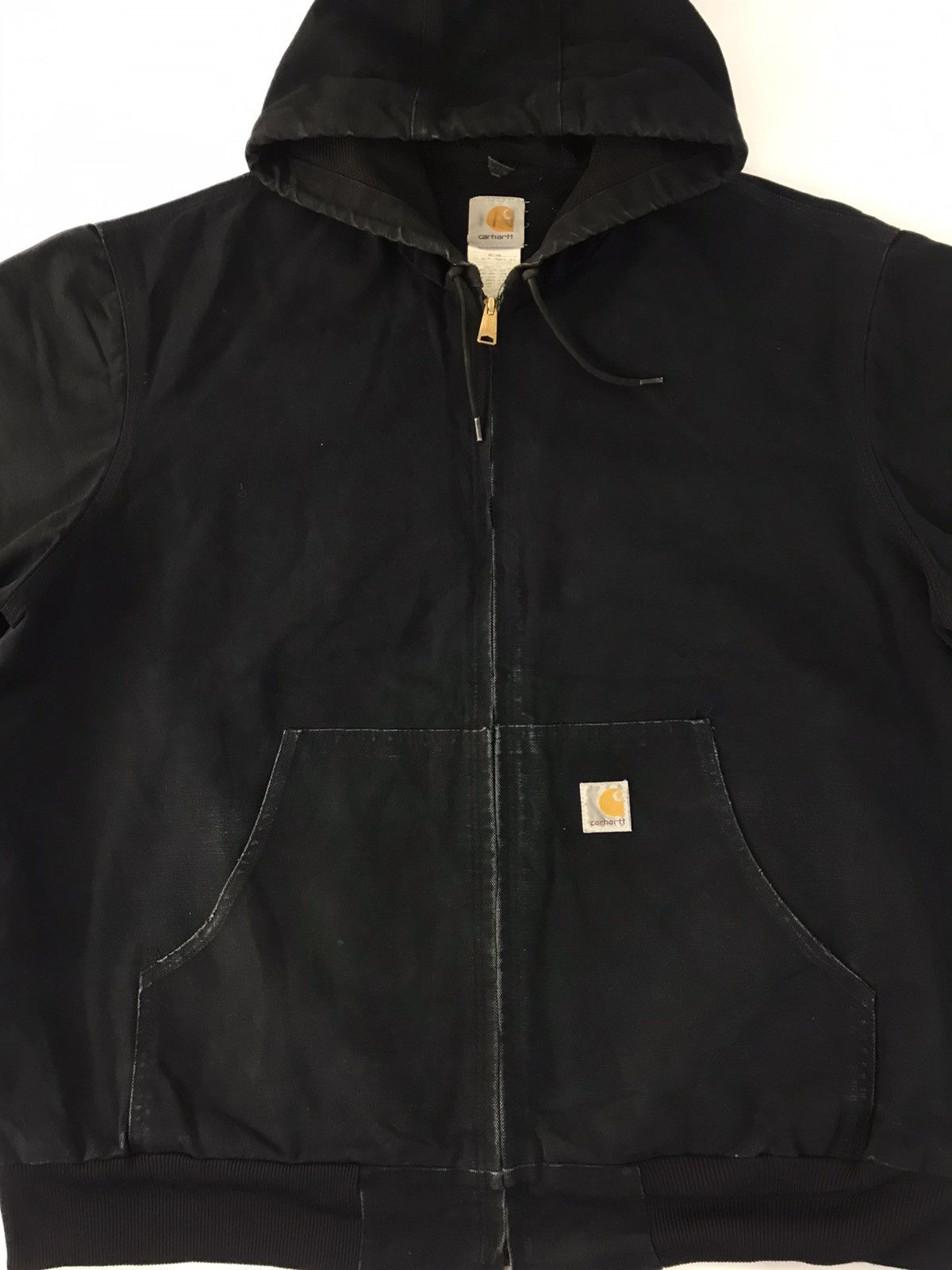 Carhartt Carhartt Loose Black Washed Insulated Thick Jacket Zip Up Size US XL / EU 56 / 4 - 3 Thumbnail